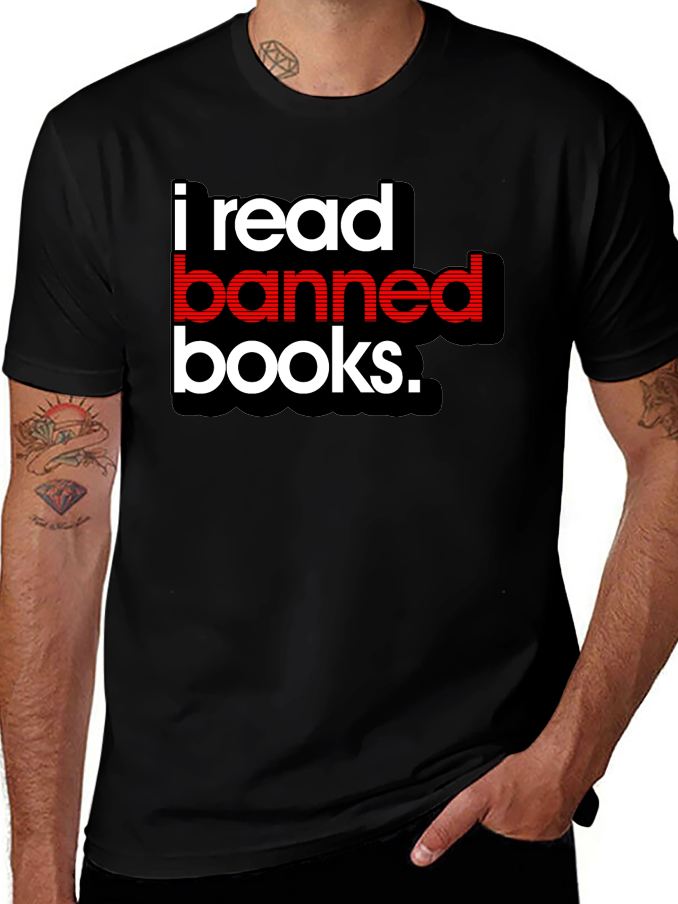 Variant 6 of I Read Banned Books T-Shirt