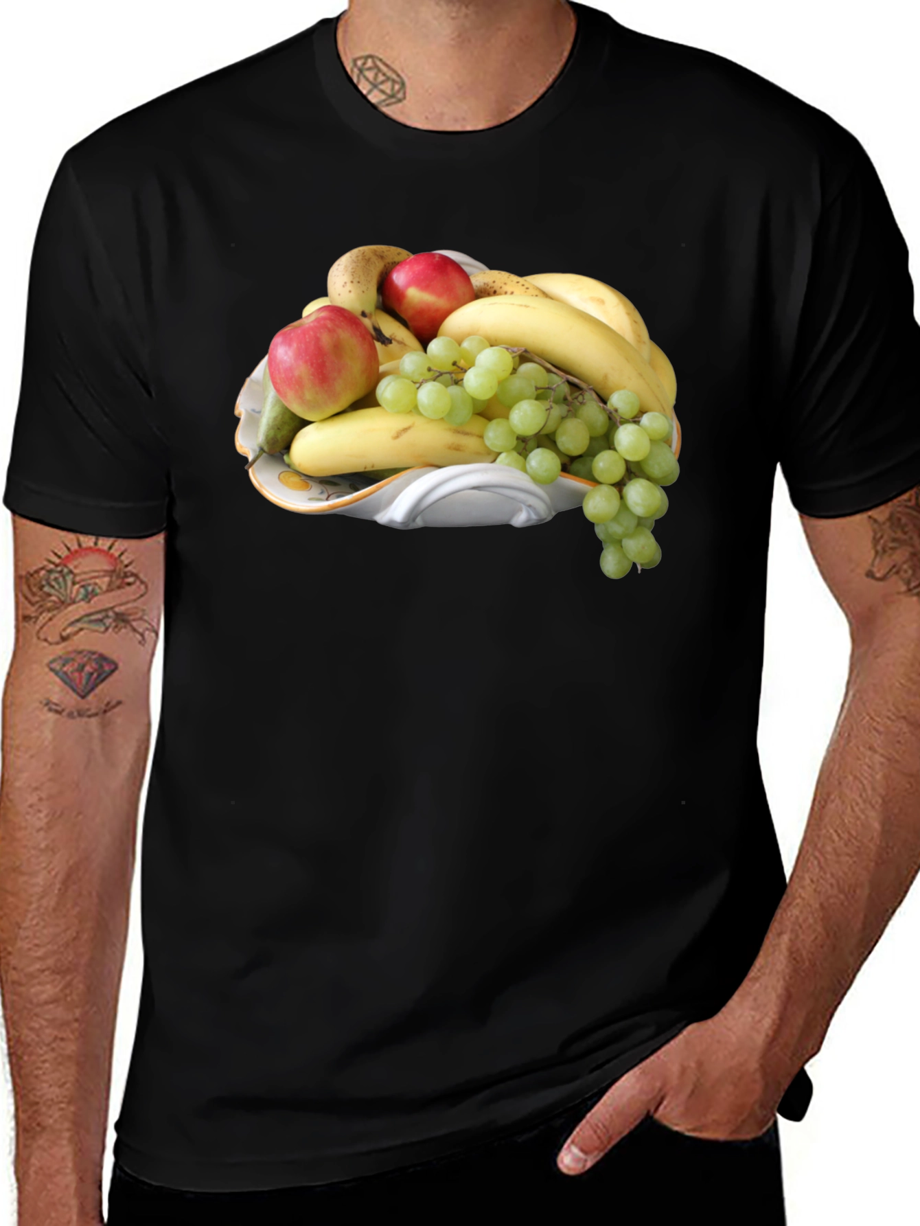 Variant 27 of Fruit Bowl Graphic T-Shirt - Casual Wear