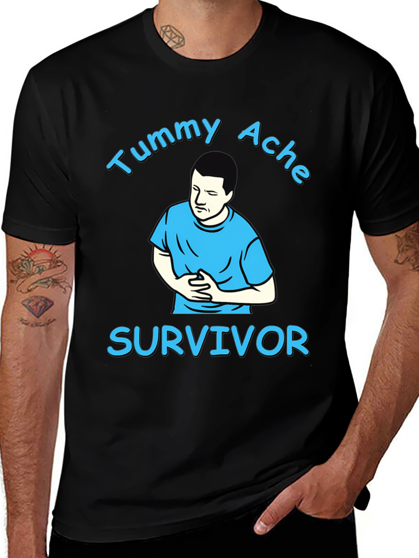 Variant 28 of Tummy Ache Survivor T-Shirt