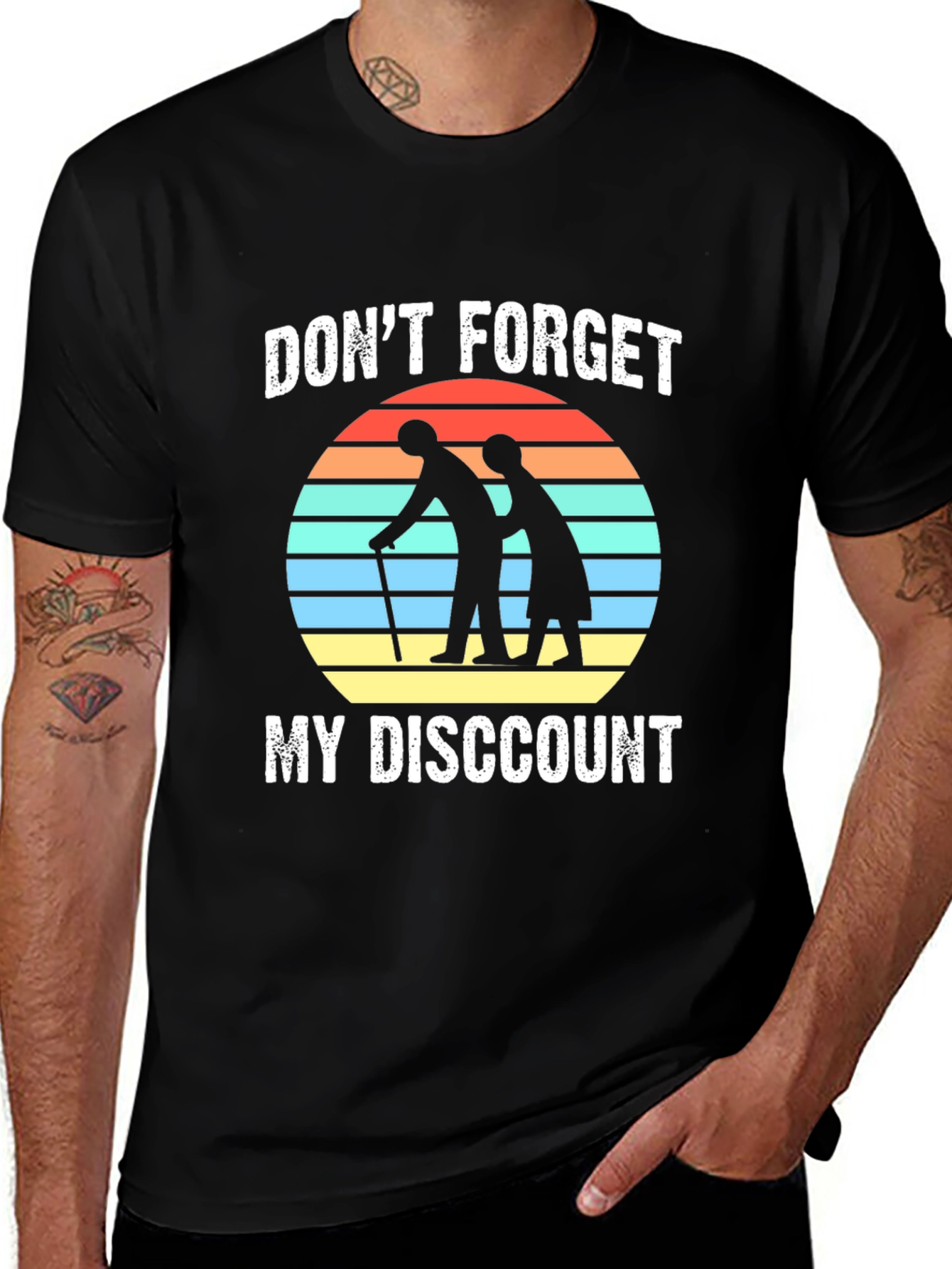 Variant 12 of Don't Forget My Discount Graphic Tee