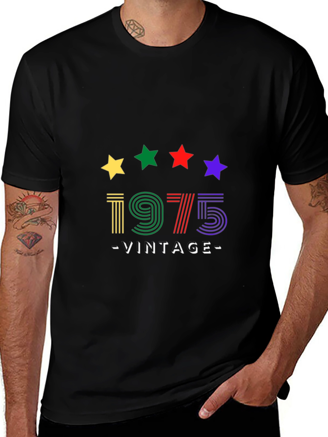 Variant 10 of Vintage 1975 Star Graphic T-Shirt