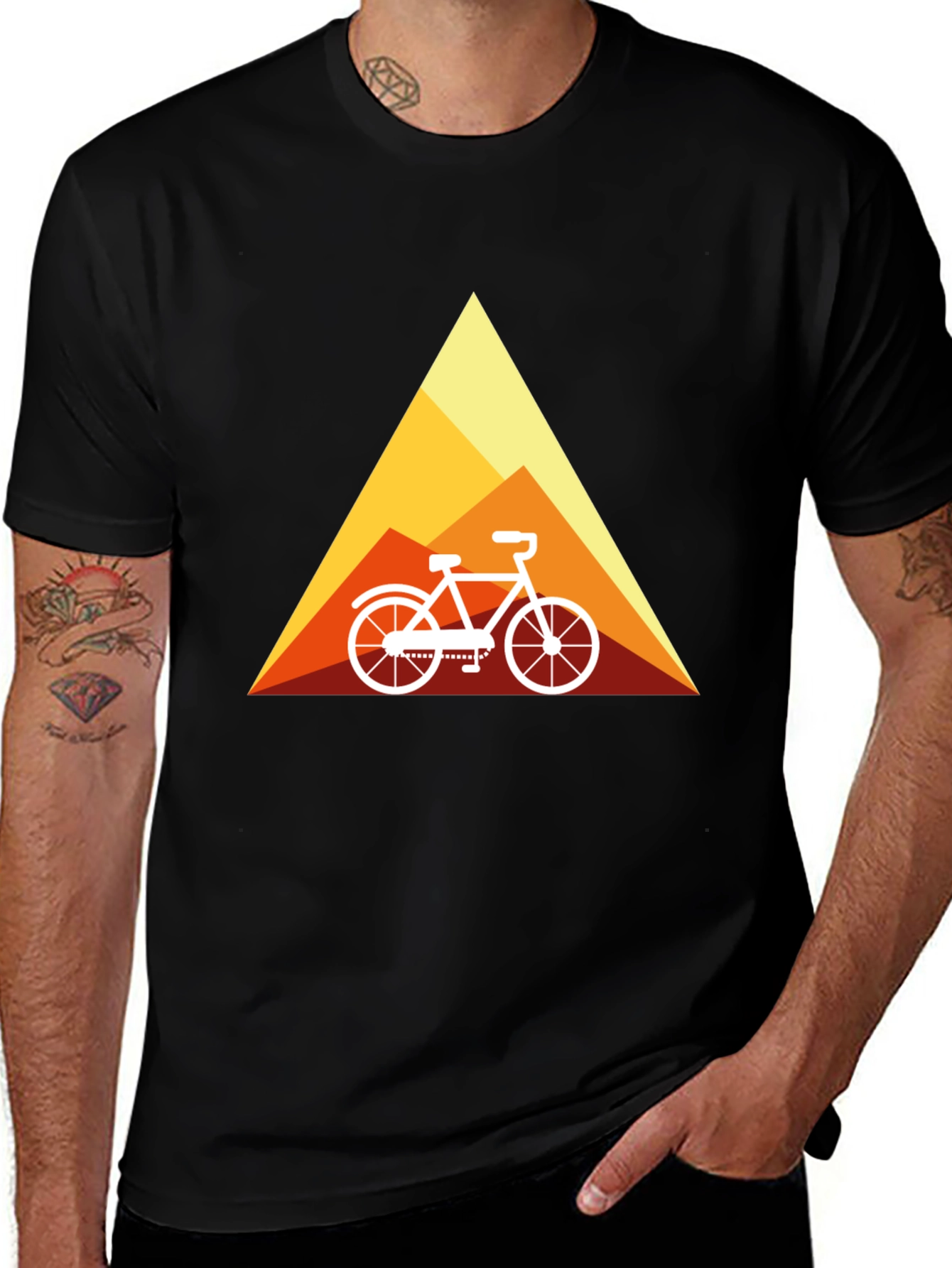 Variant 2 of Mountain Bike Graphic Tee - Adventure Awaits
