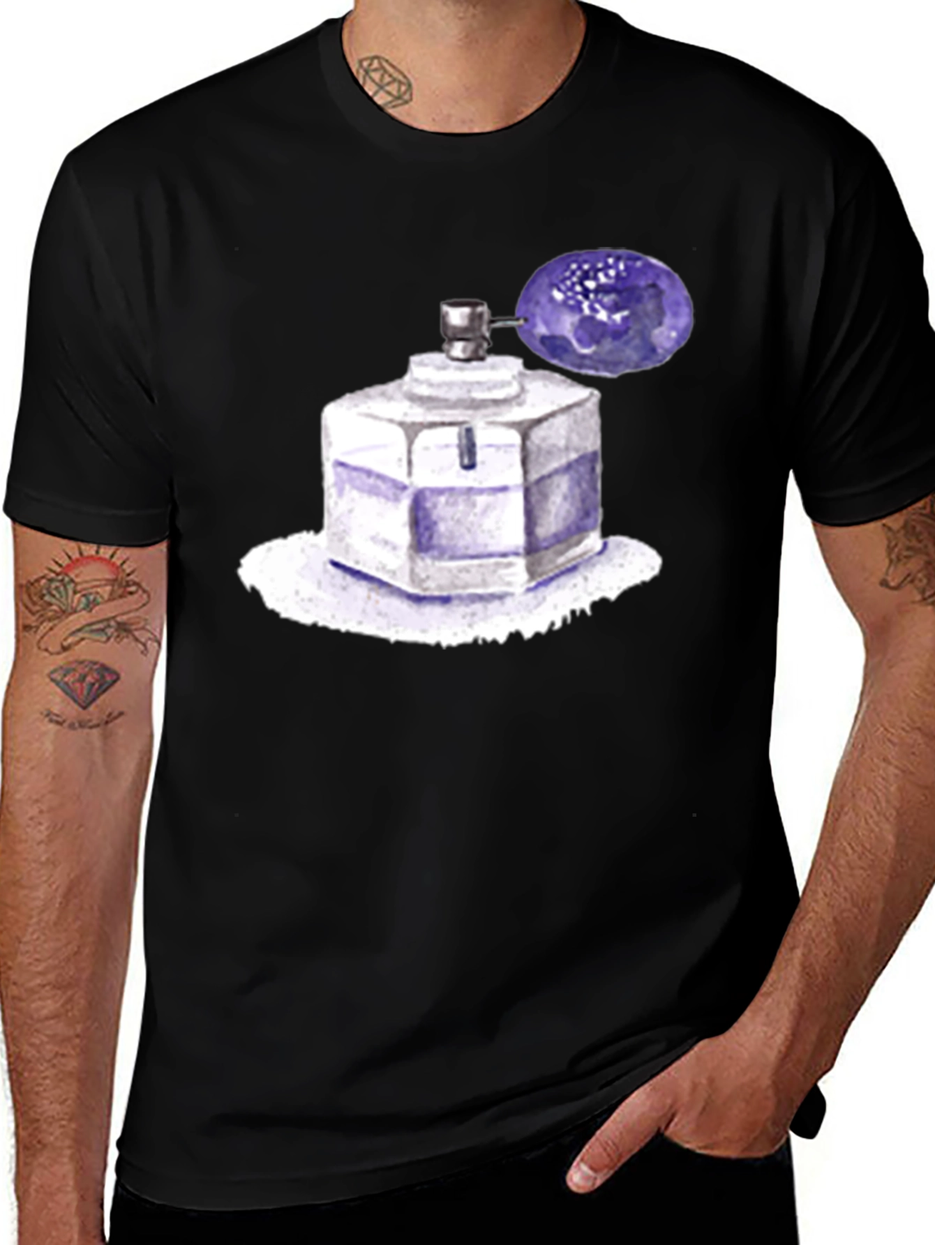 Variant 23 of Vintage Perfume Bottle Graphic T-Shirt