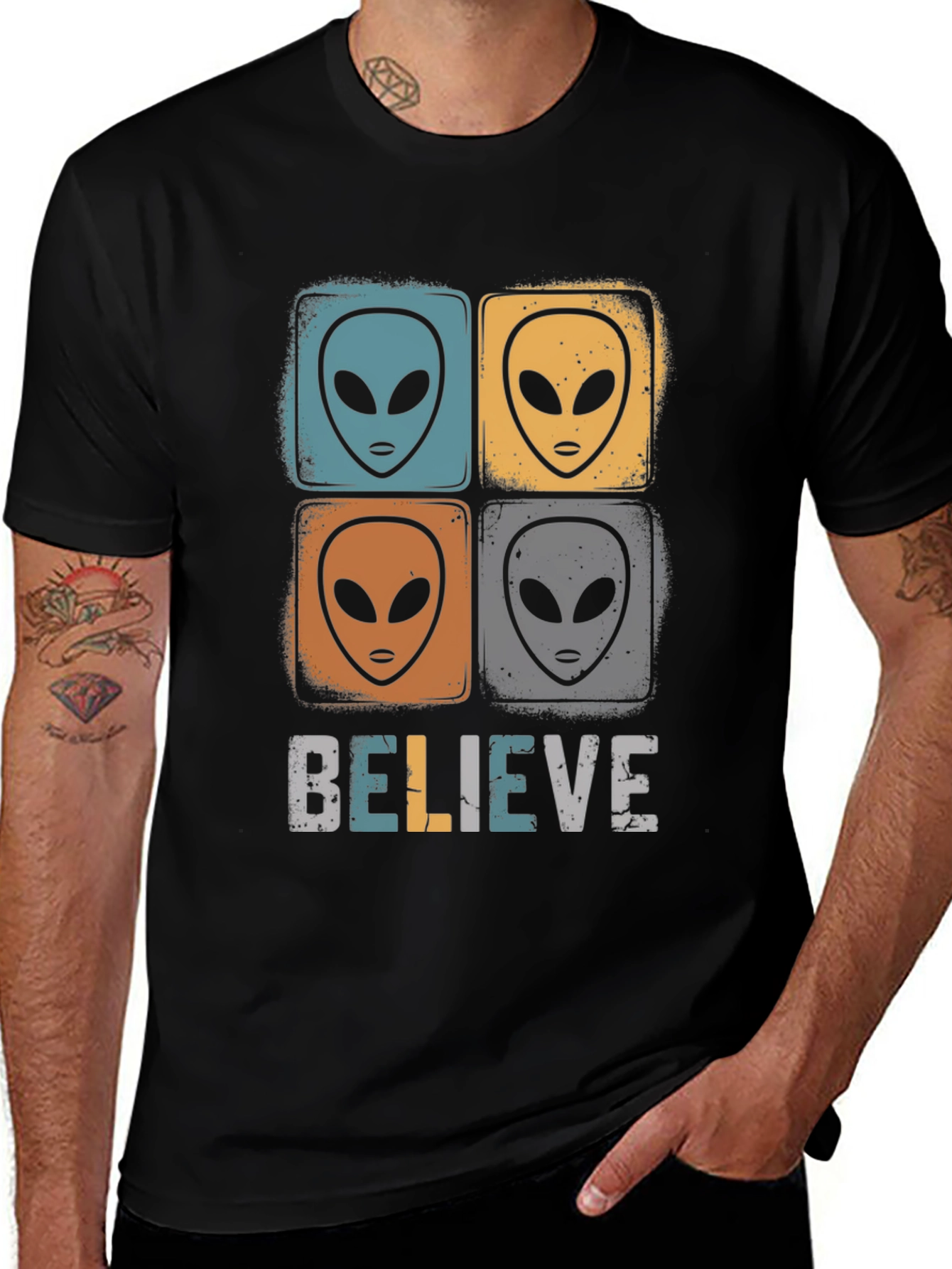 Variant 15 of Believe Alien Graphic T-Shirt
