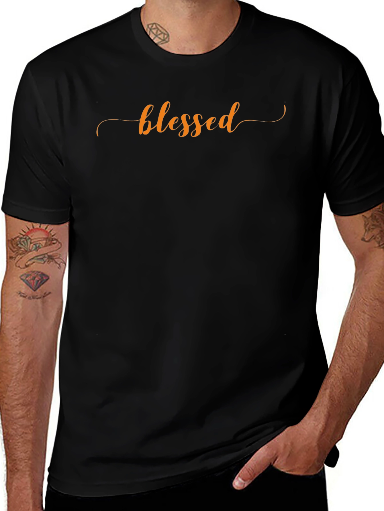 Variant 23 of Blessed Graphic Tee - Stylish Comfort