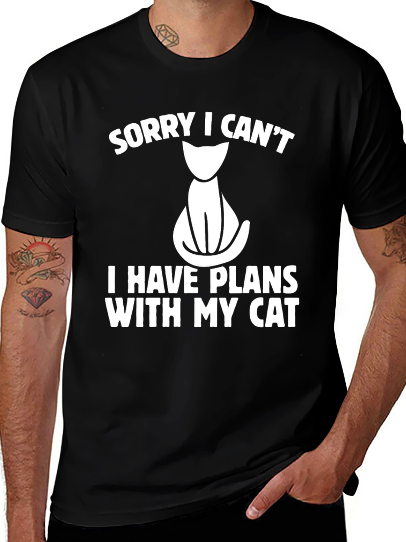 Variant 24 of Funny Cat Plans T-Shirt