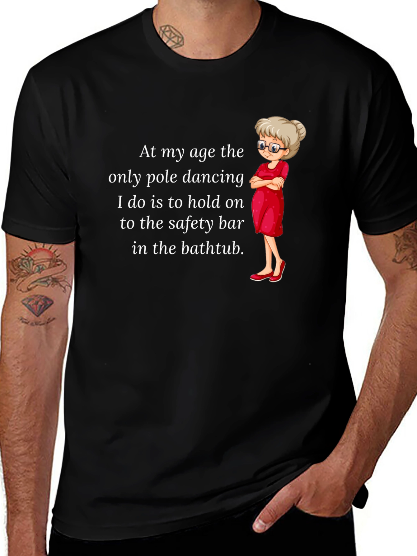 Variant 14 of Funny Pole Dancing T-Shirt for Grandmas