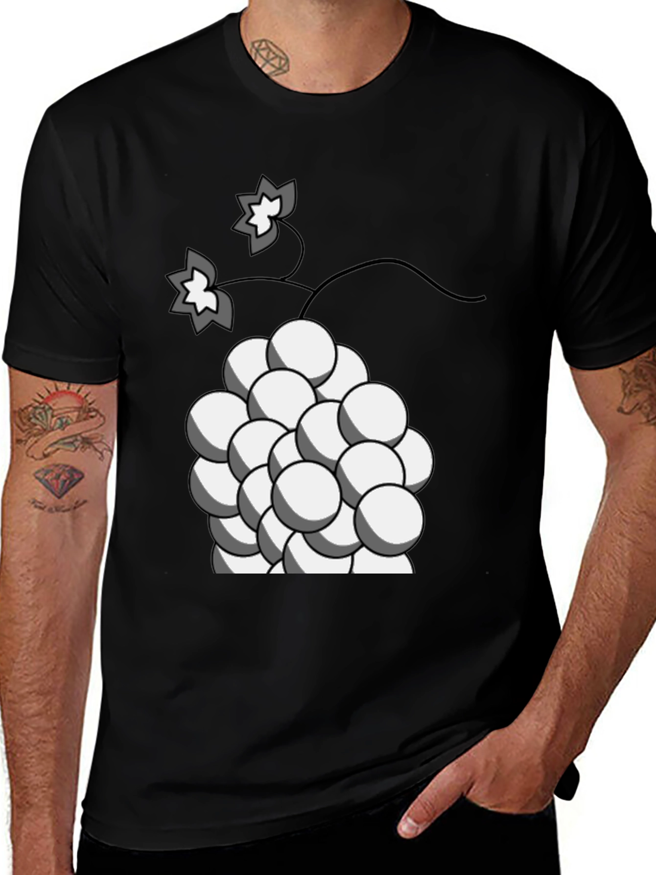 Variant 5 of Cartoon Grape T-Shirt