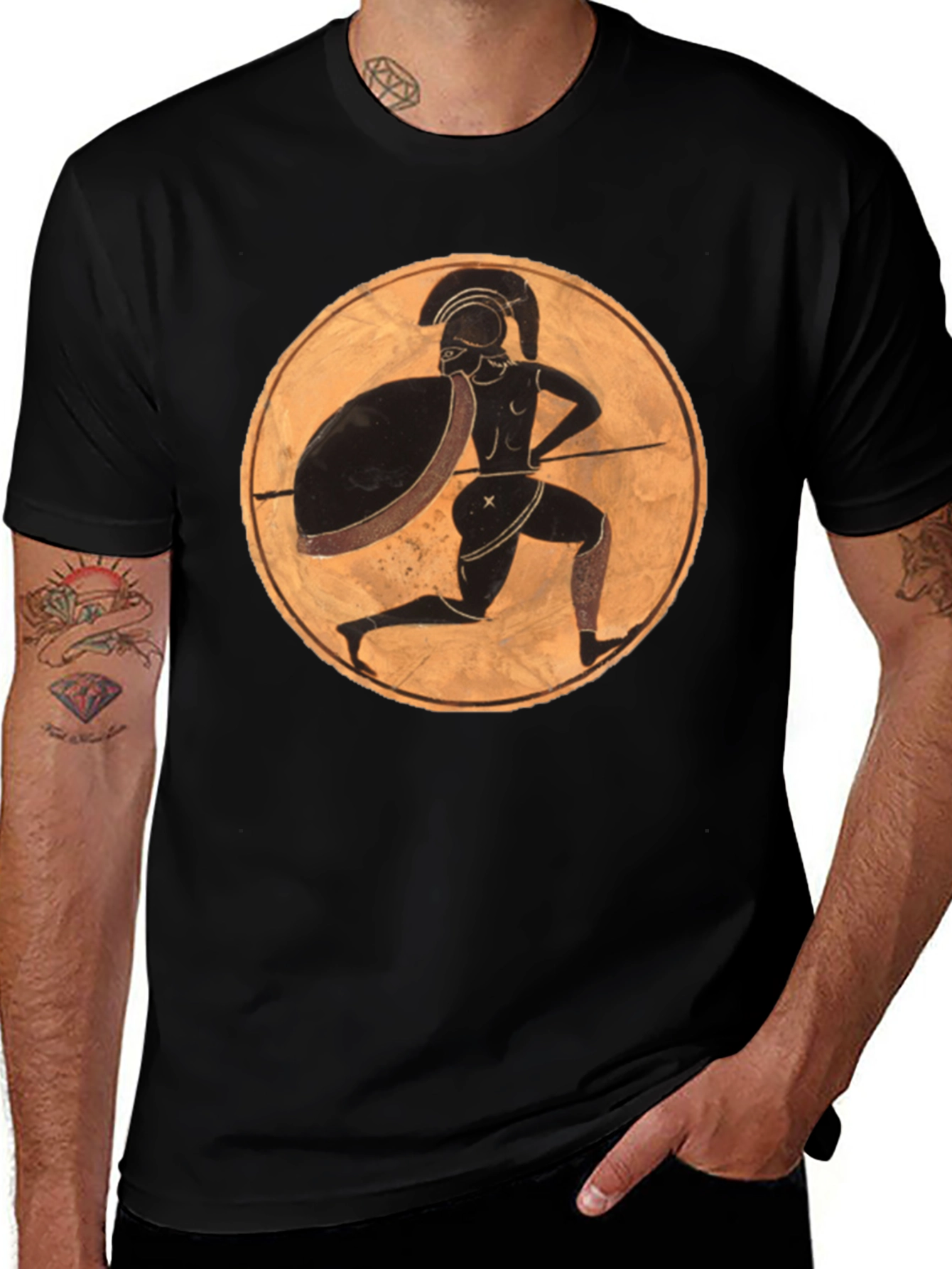 Variant 25 of Ancient Greek Warrior T-Shirt