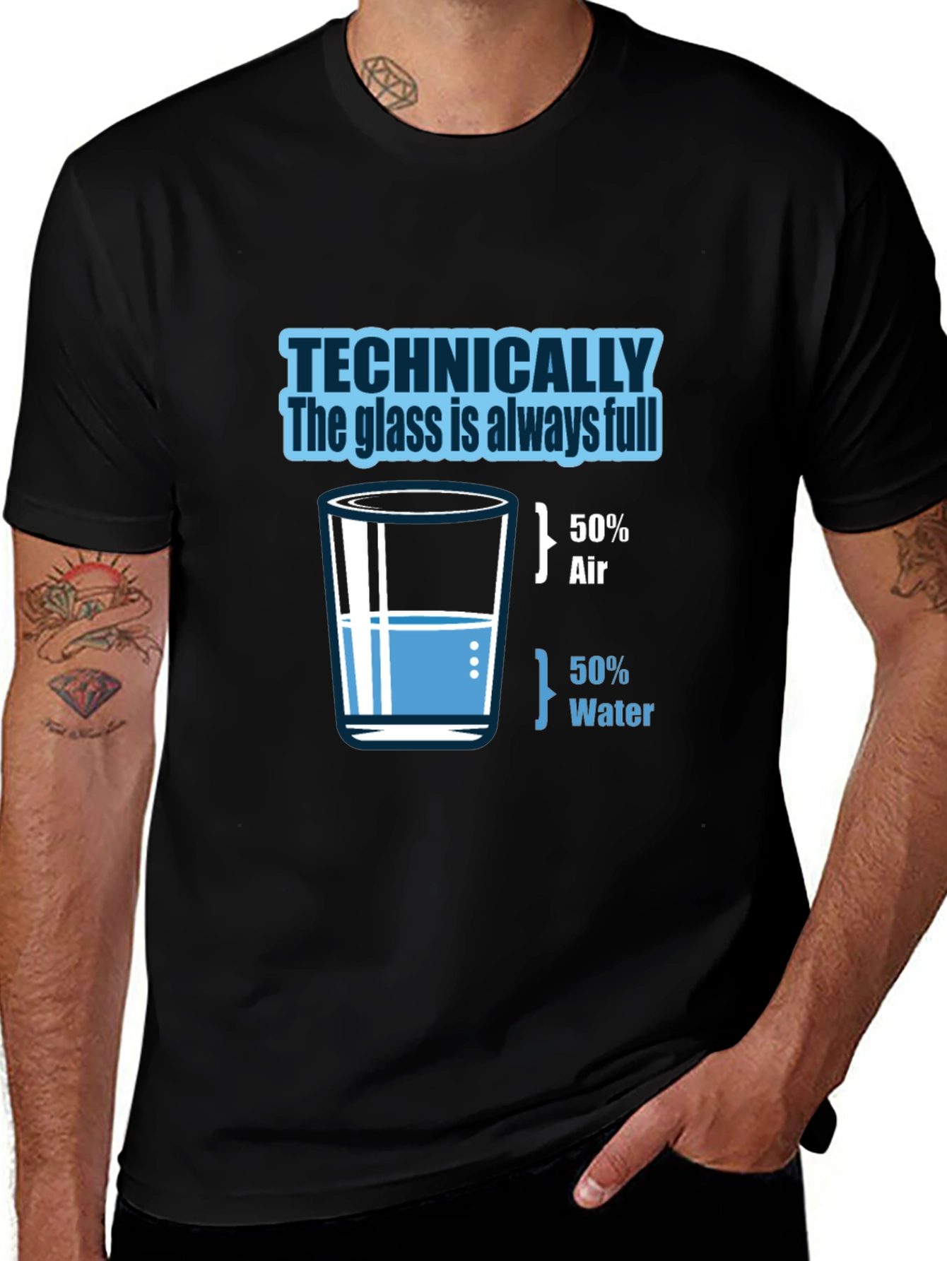 Variant 13 of Technically Full Glass T-Shirt