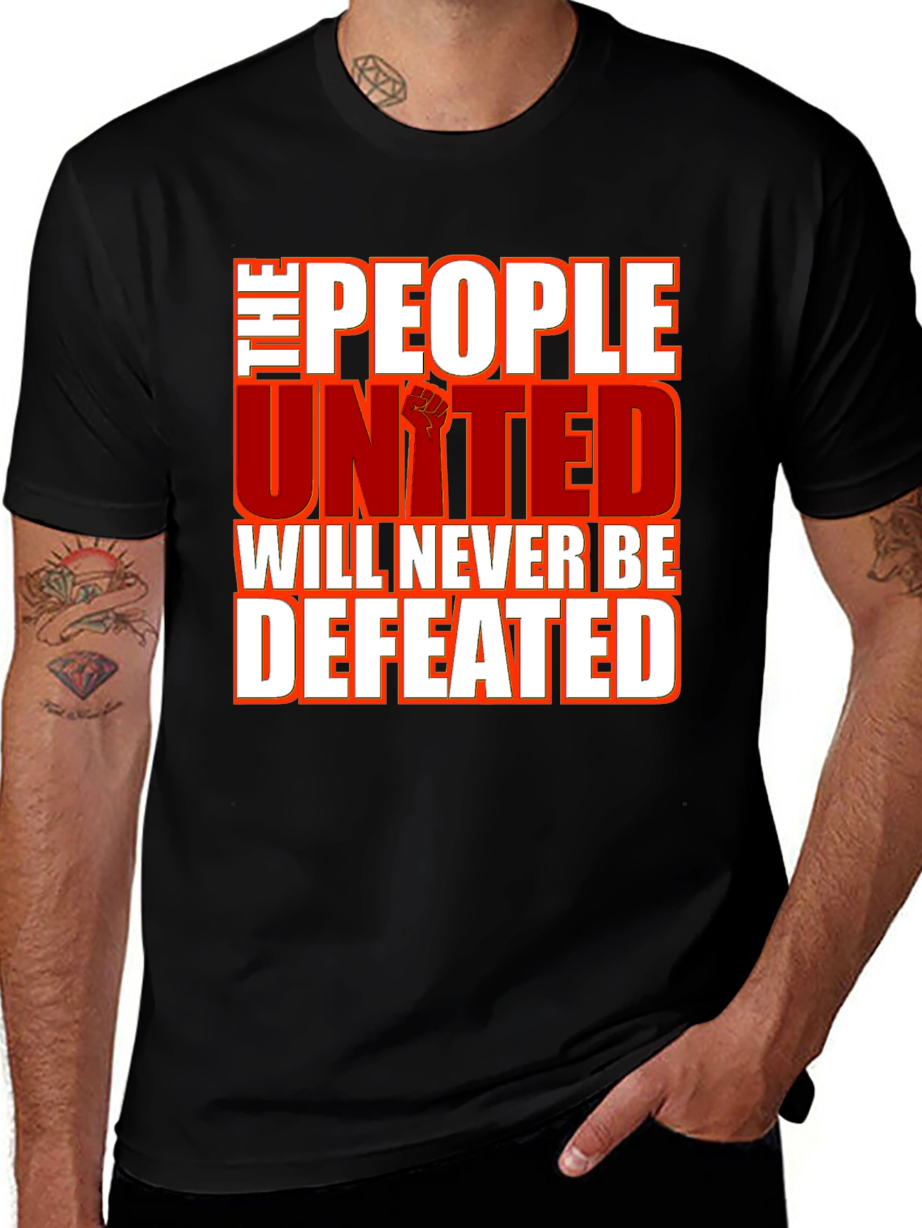 Variant 25 of The People United T-Shirt - Defeat Resistance