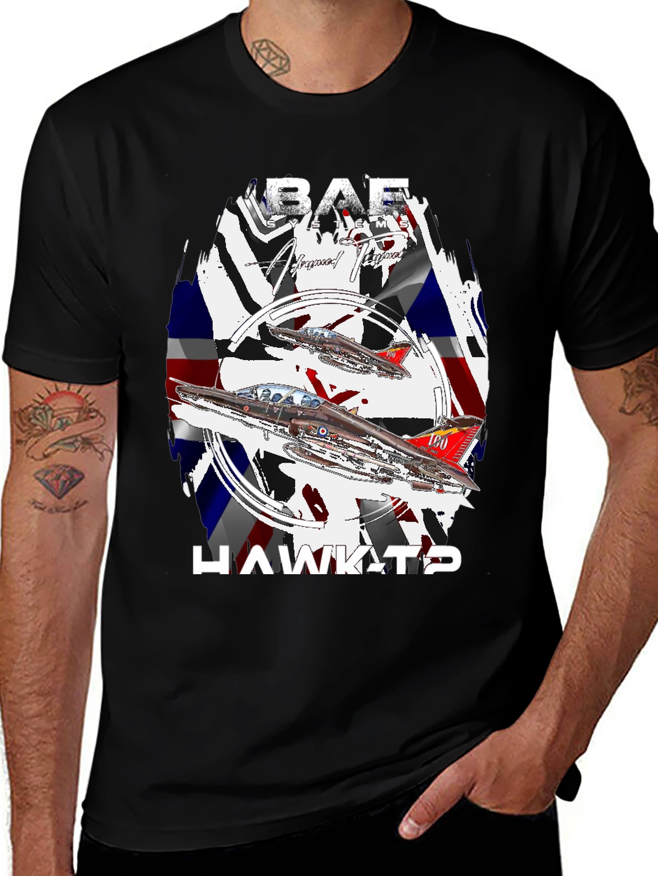 BAE Hawk T1 British Flag T-Shirt