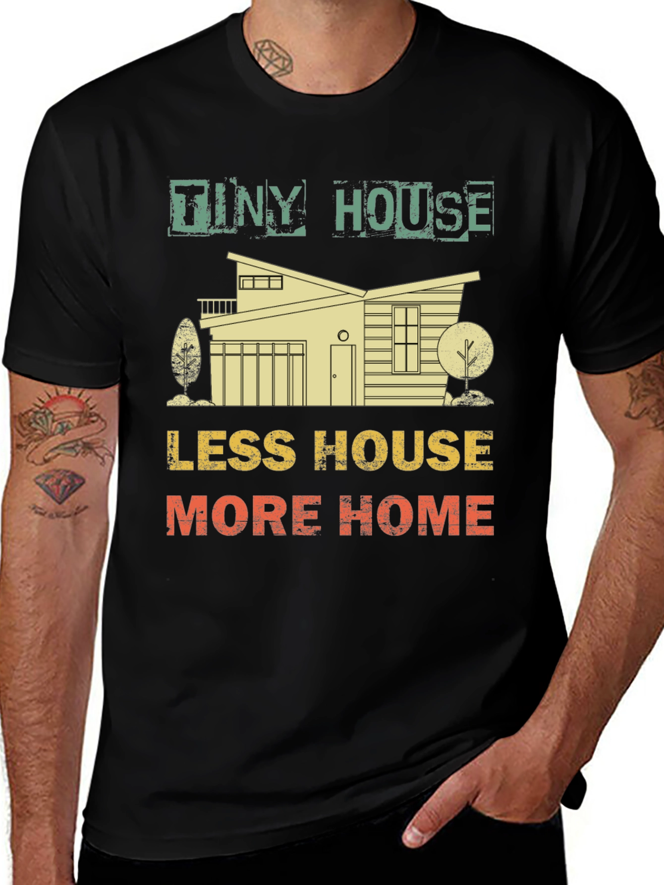 Variant 16 of Tiny House More Home Graphic T-Shirt