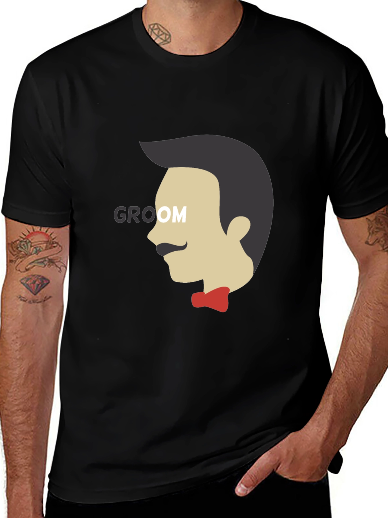 Variant 3 of Groom Graphic T-Shirt - Stylish Bachelor Party Apparel