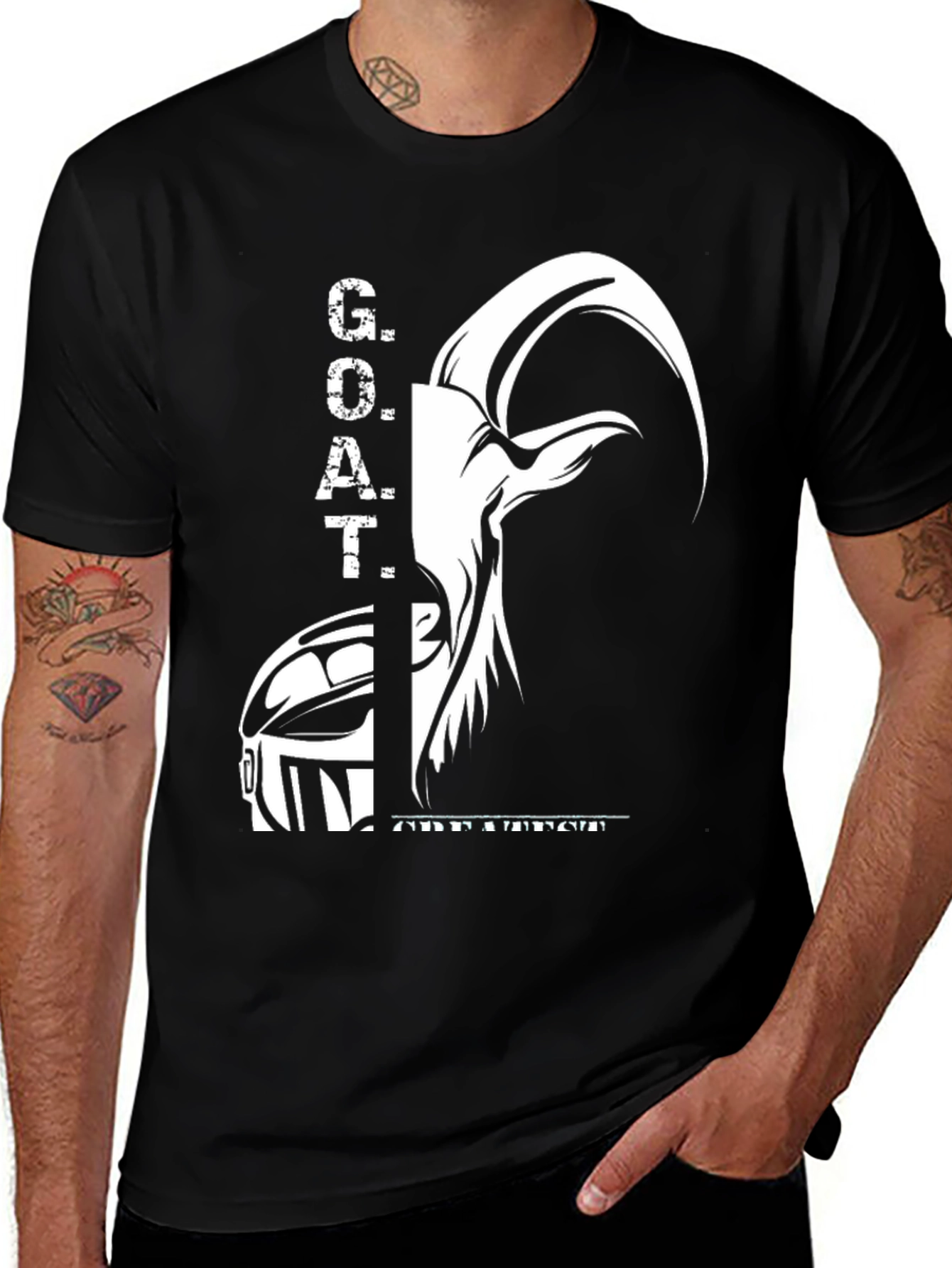 GOAT T-Shirt - Greatest of All Time Graphic Tee