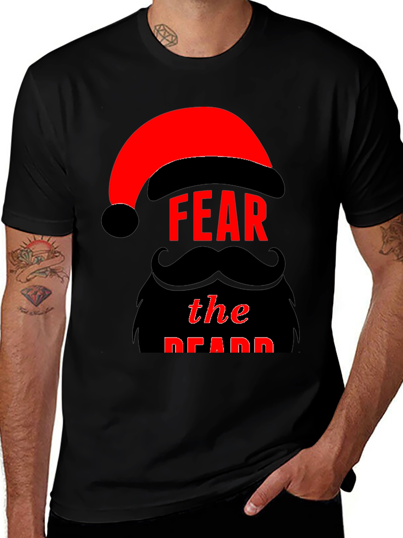 Fear the Beard Christmas T-Shirt