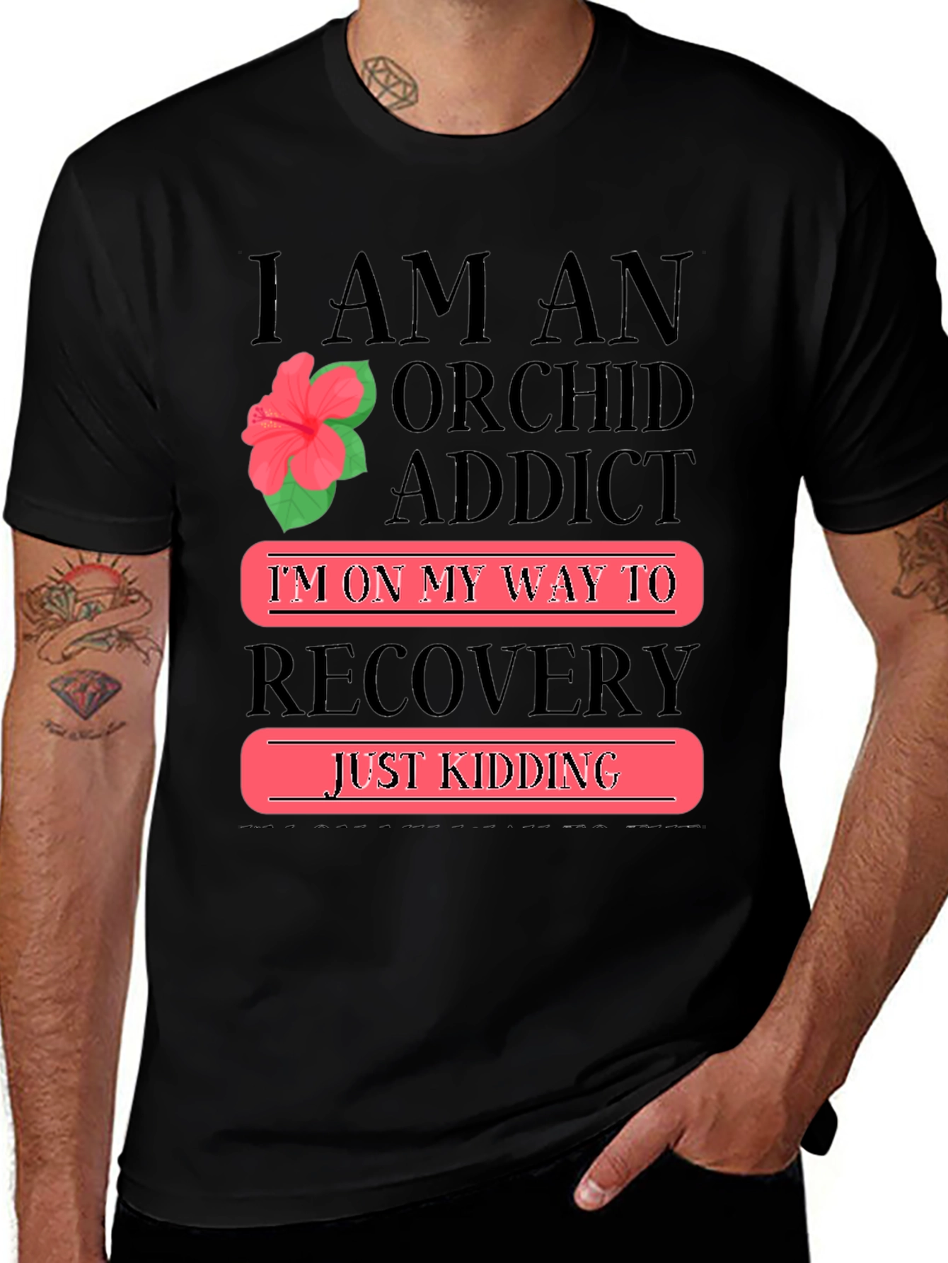 Variant 9 of Orchid Addict Graphic T-Shirt