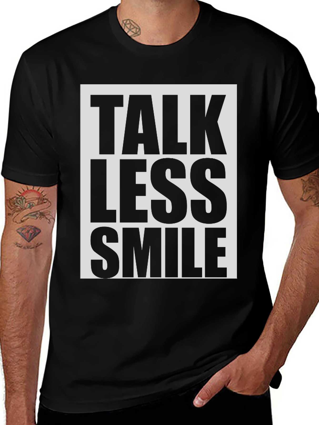 Variant 27 of Talk Less Smile More Graphic Tee