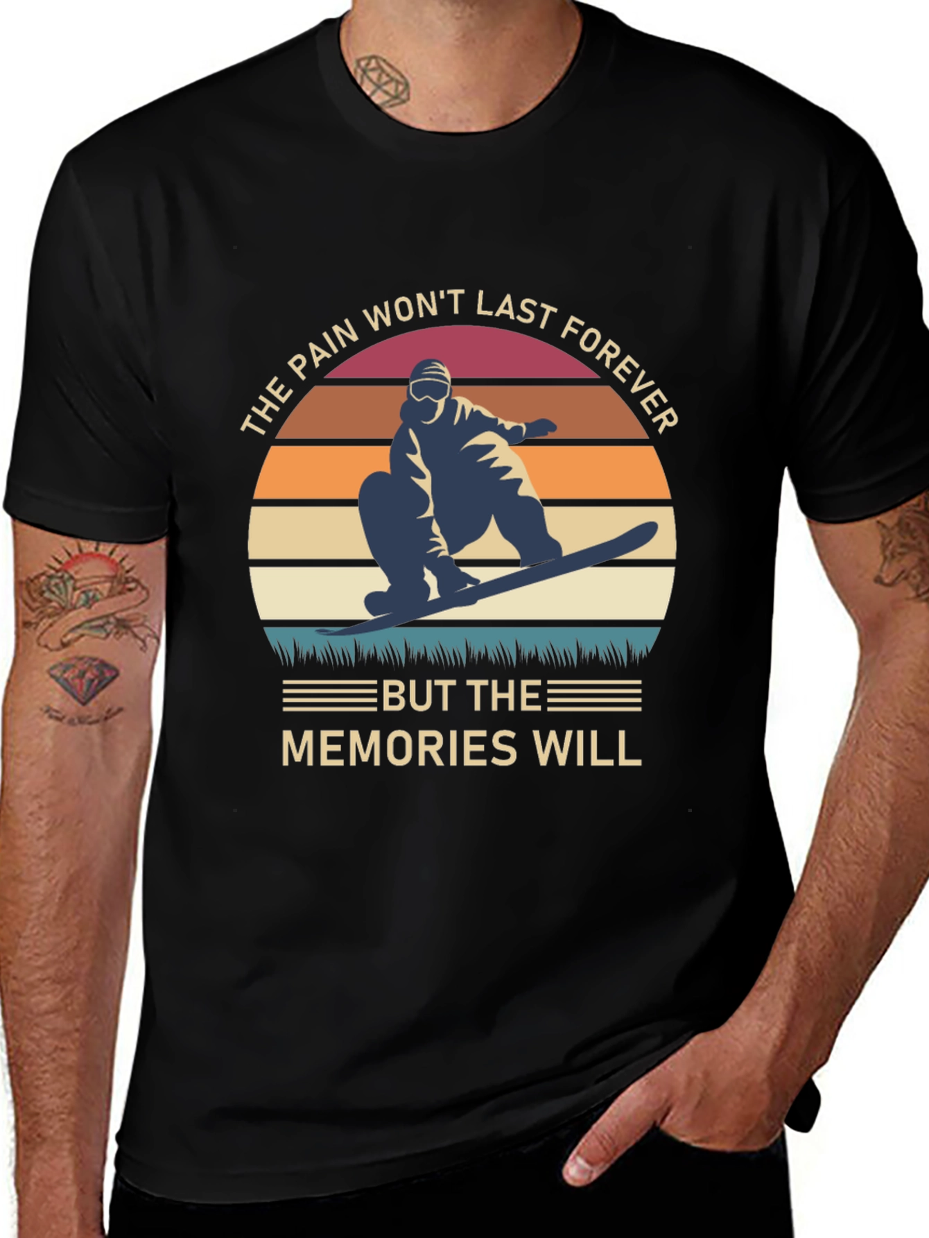Variant 11 of Snowboard Memories Graphic T-Shirt