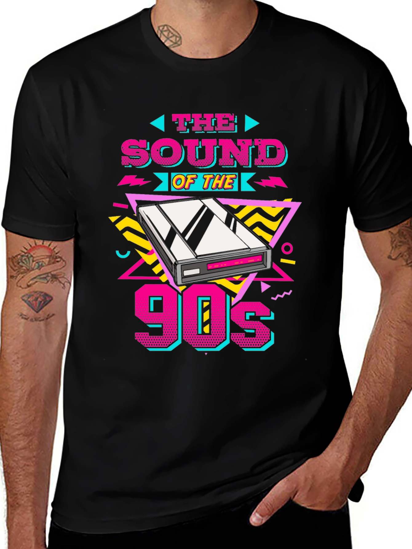 Variant 2 of The Sound of the 90's Cassette Tape T-Shirt