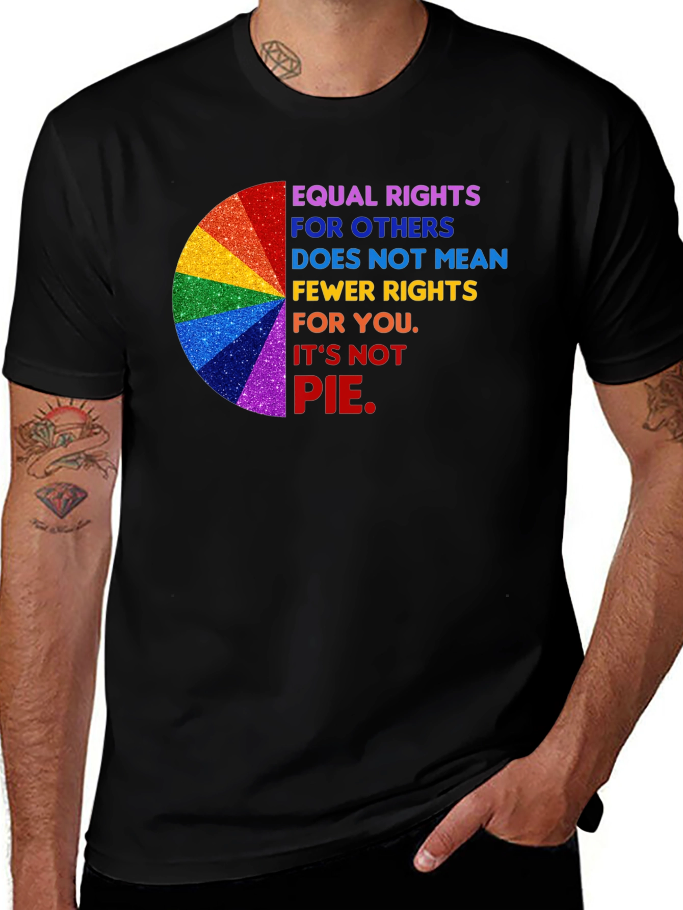 Variant 8 of Equality Pie T-Shirt - Equal Rights