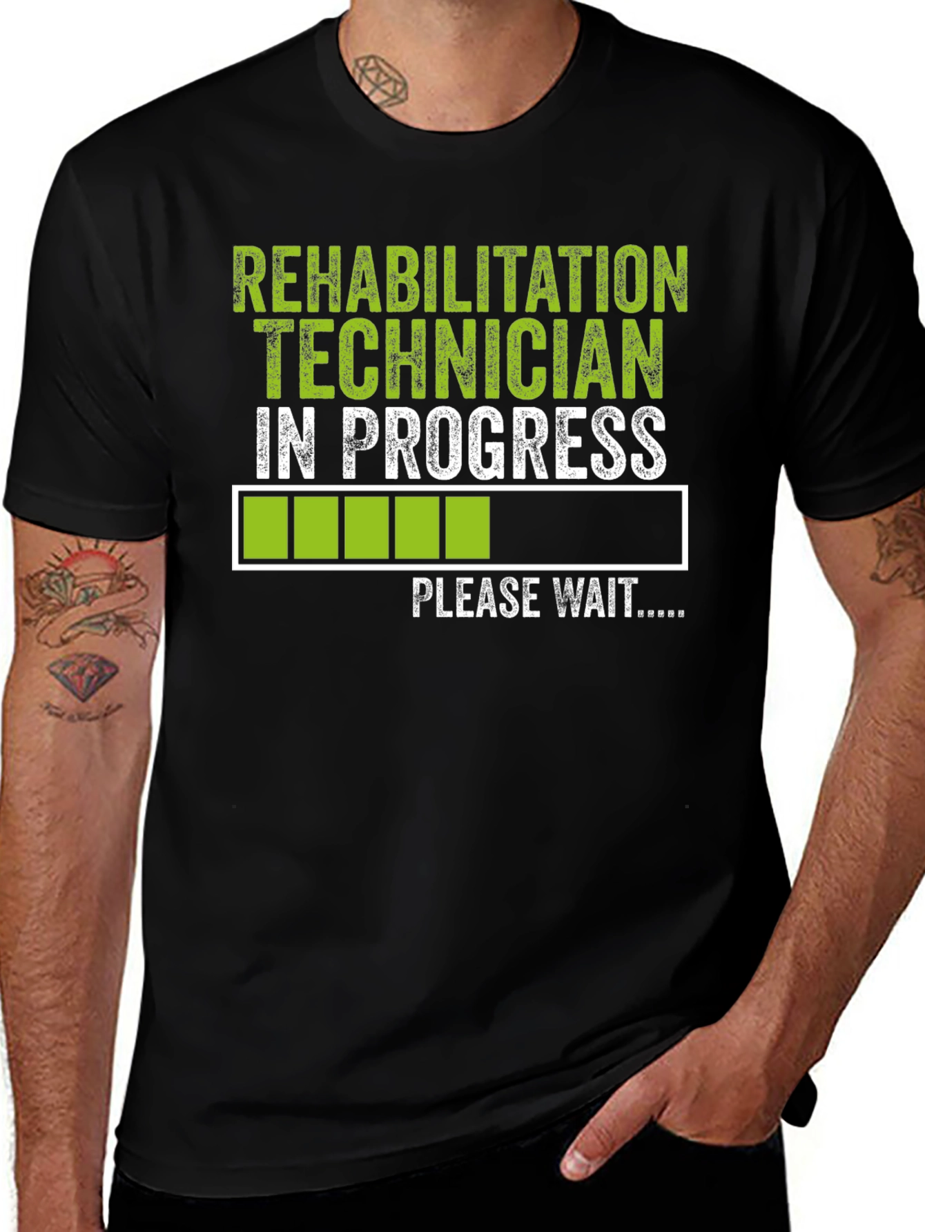 Variant 5 of Rehabilitation Technician In Progress T-Shirt