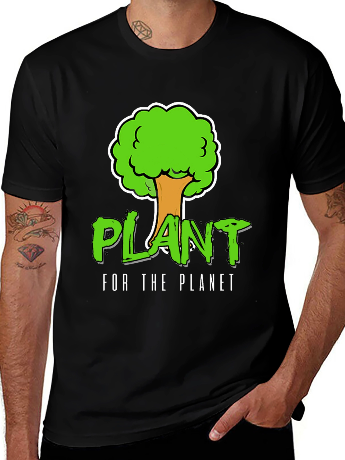 Variant 27 of Plant for the Planet Graphic Tee - Black
