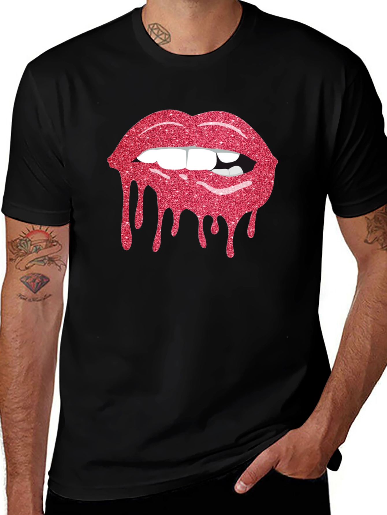 Variant 3 of Lip Drip T-Shirt - Bold Graphic Tee