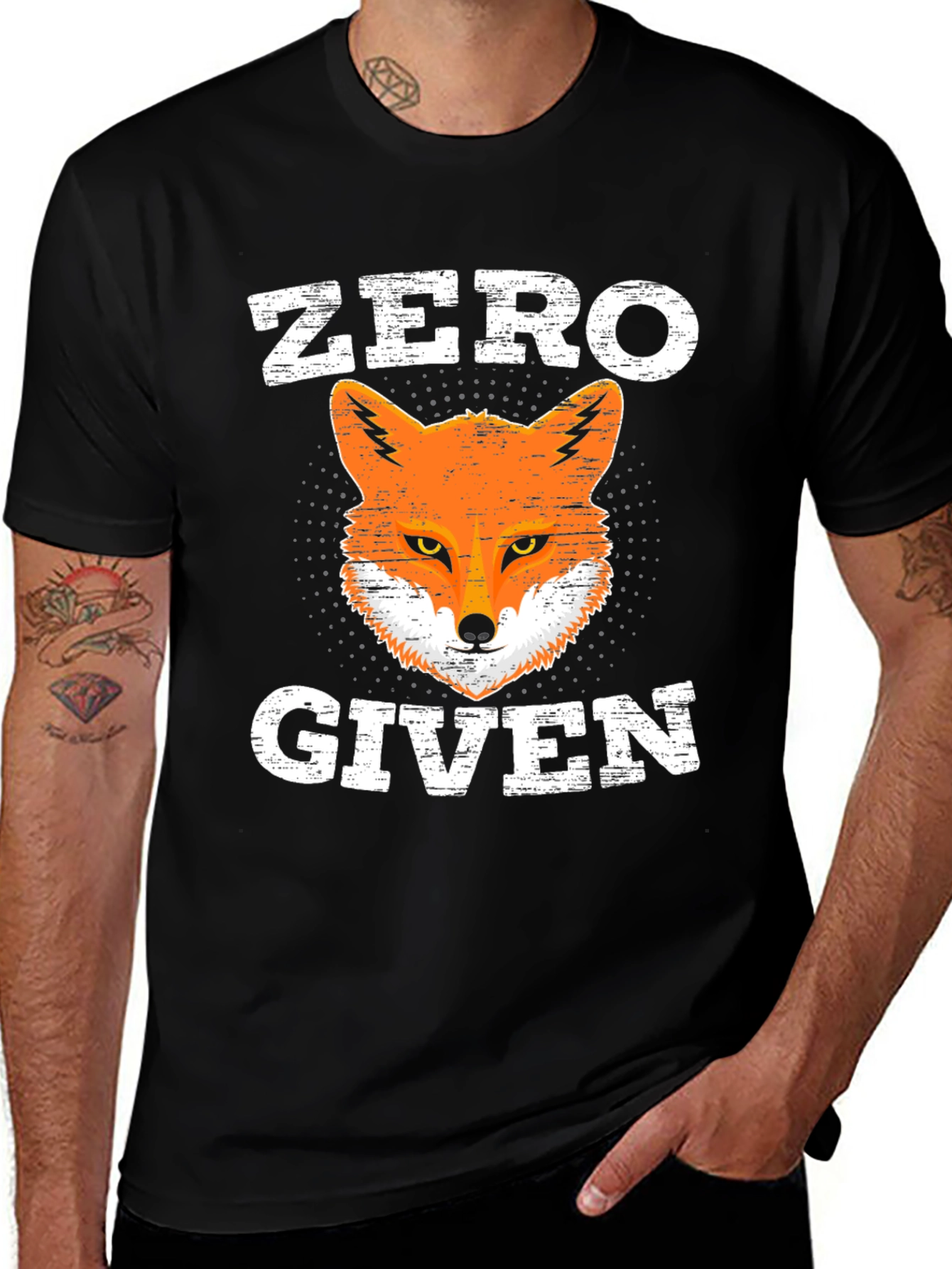 Variant 16 of Zero Fox Given T-Shirt - Funny Animal Graphic Tee