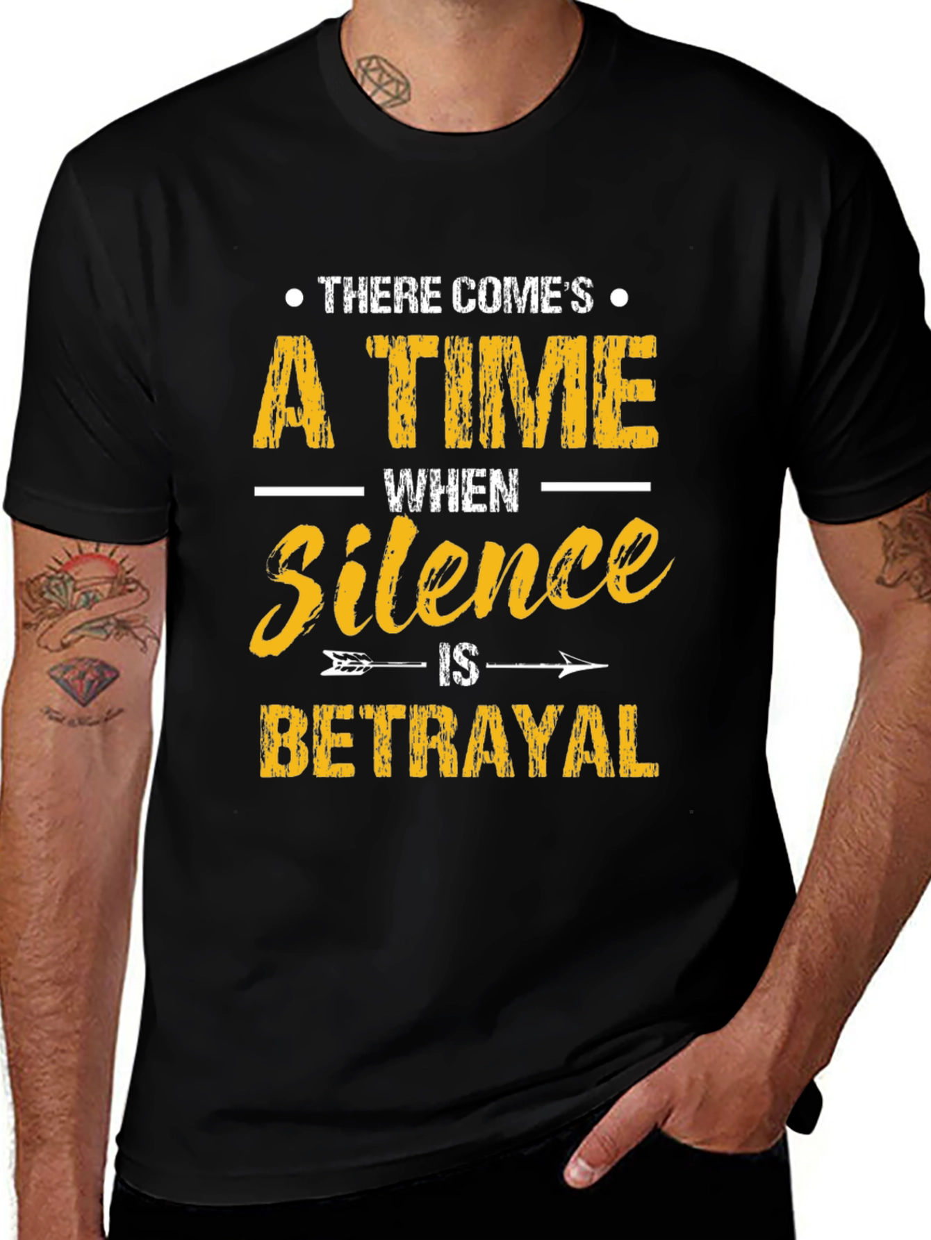 Variant 3 of Silence is Betrayal Graphic Tee