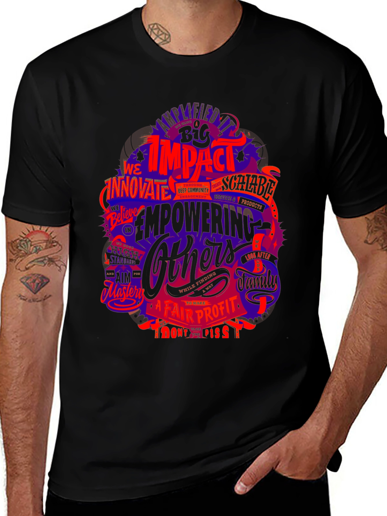 Variant 22 of Impactful Graphic T-Shirt - Empowering Others