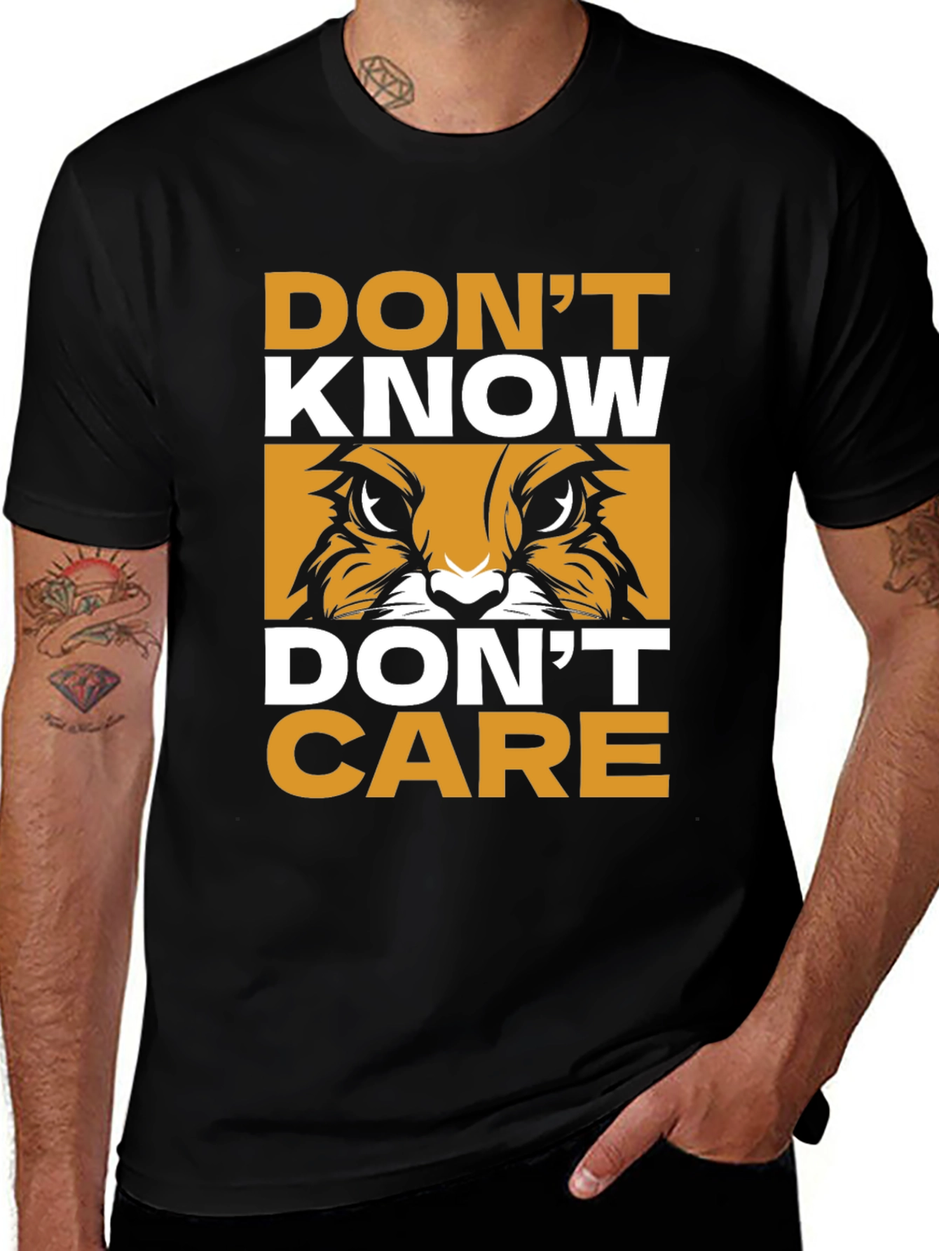 Variant 30 of Don't Know Don't Care Graphic Tee
