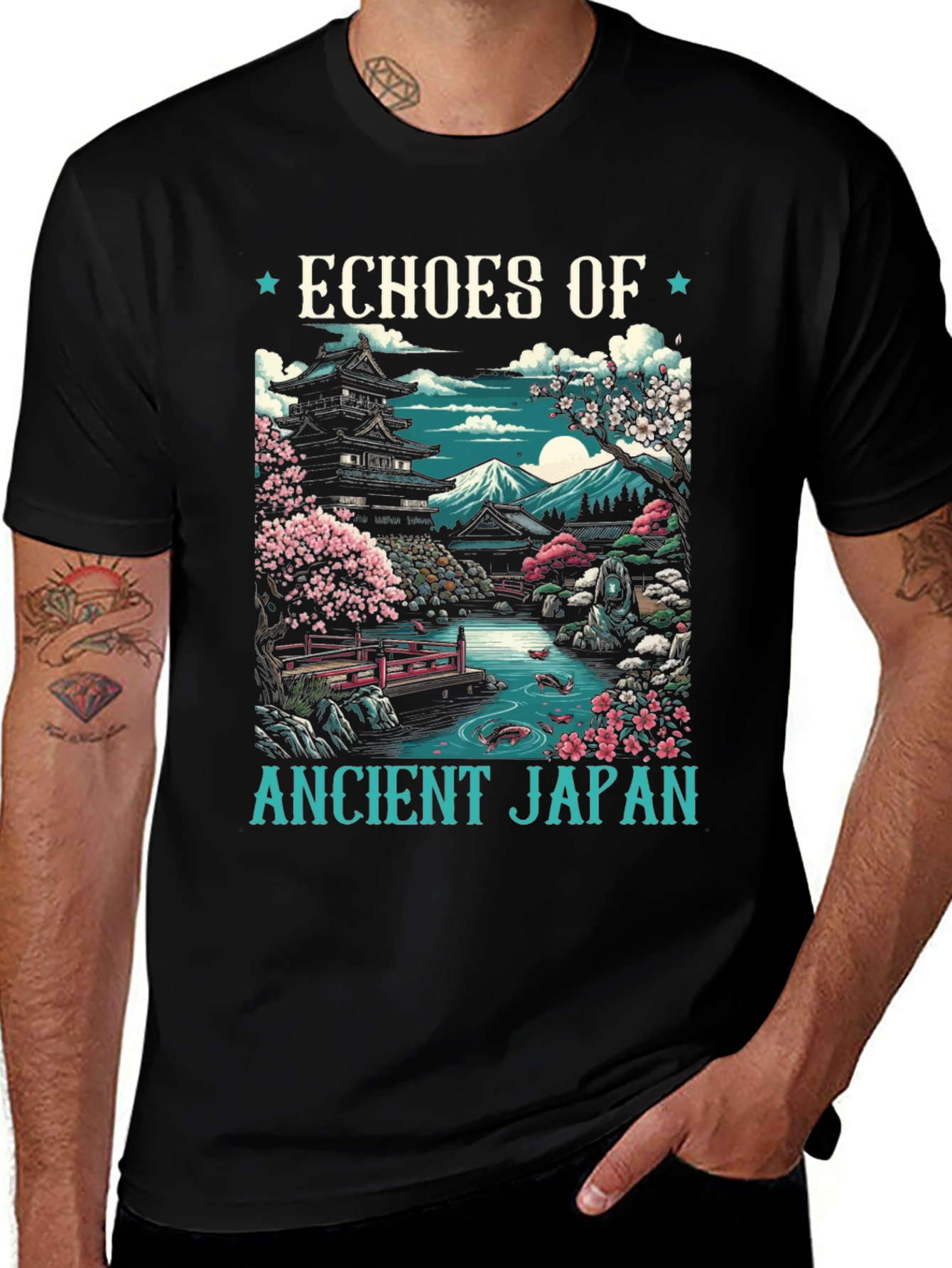 Variant 26 of Echoes of Ancient Japan Graphic Tee