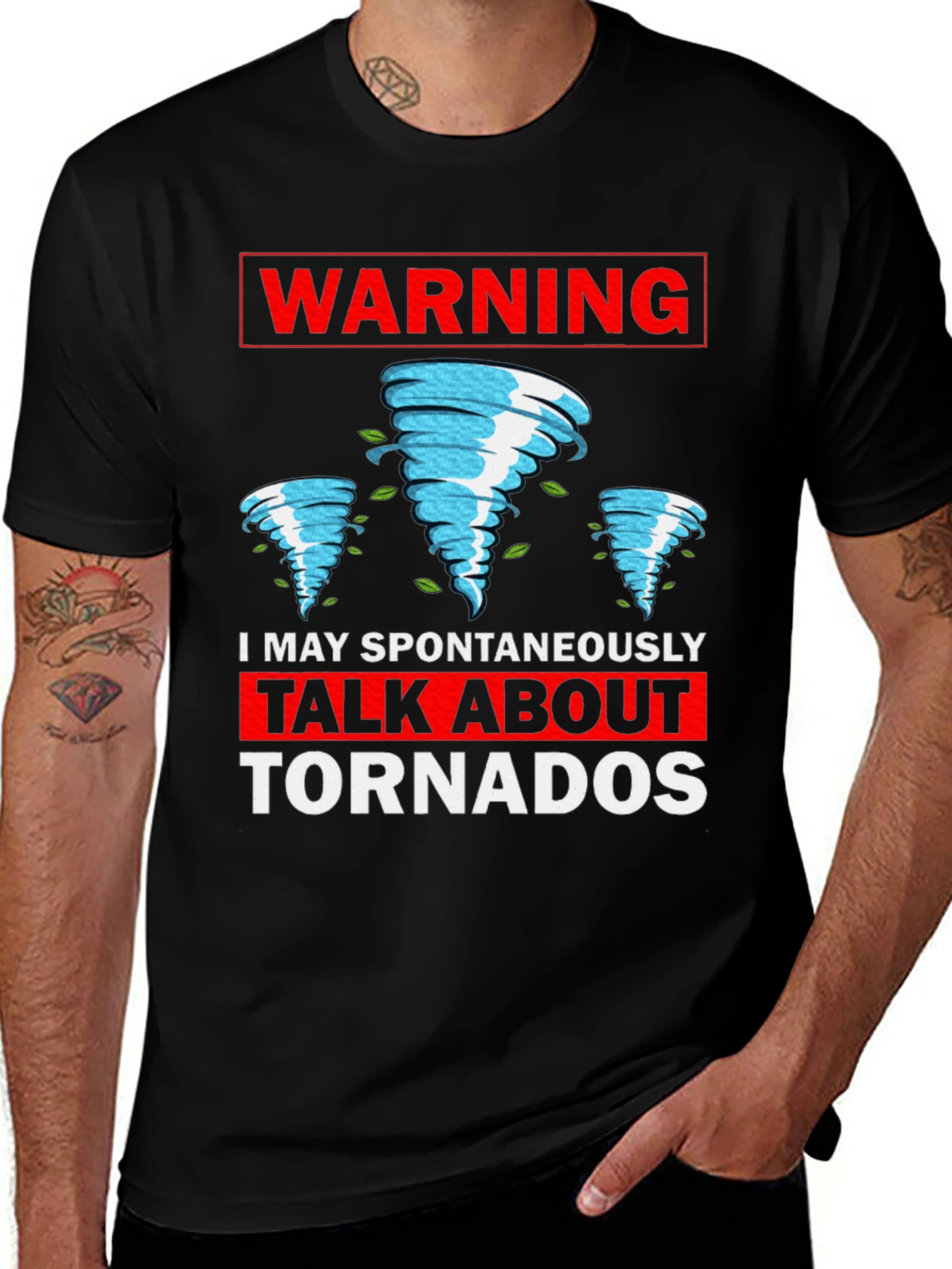 Warning: I May Spontaneously Talk About Tornadoes T-Shirt