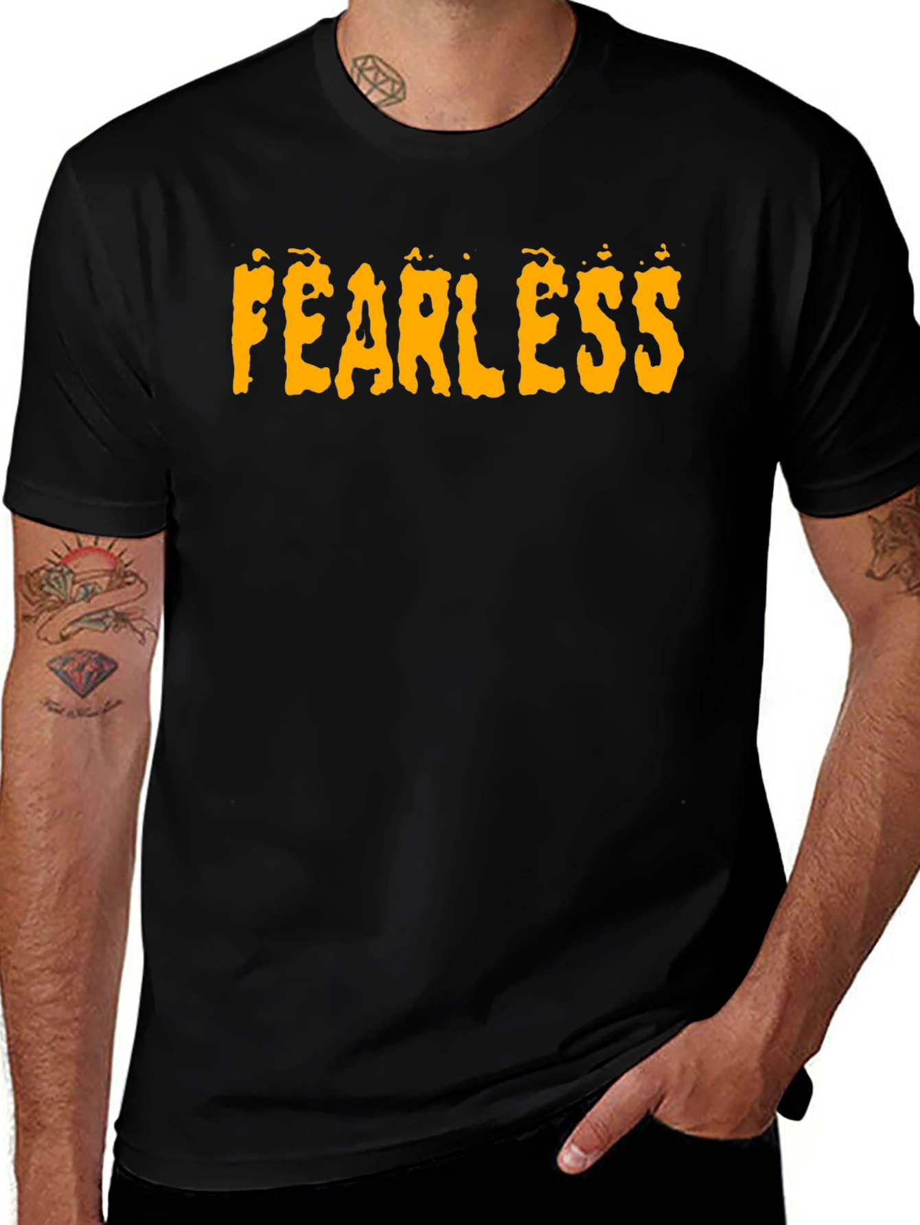 Variant 18 of Fearless Graphic T-Shirt - Bold Statement Tee