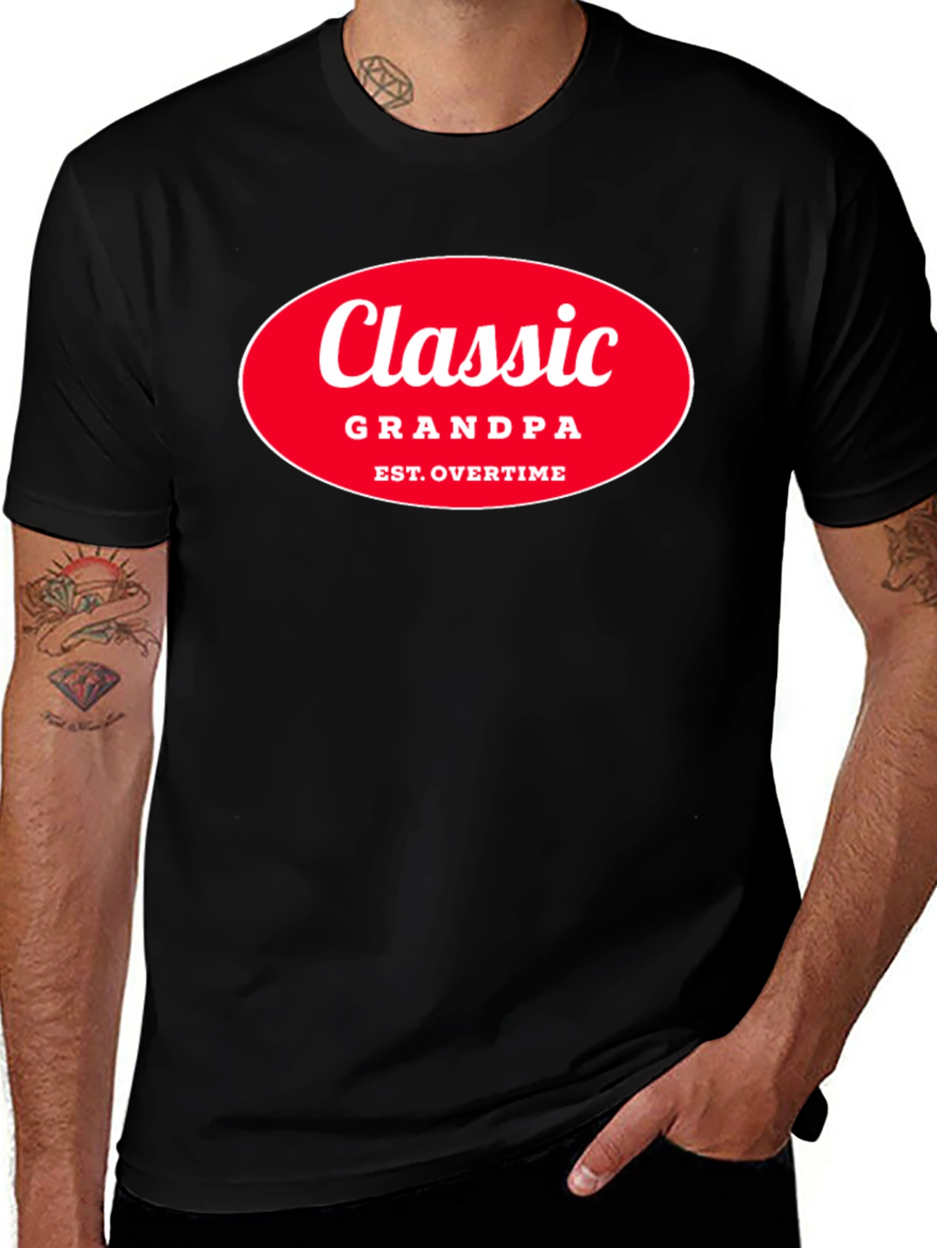 Variant 17 of Classic Grandpa Graphic Tee - Overtime
