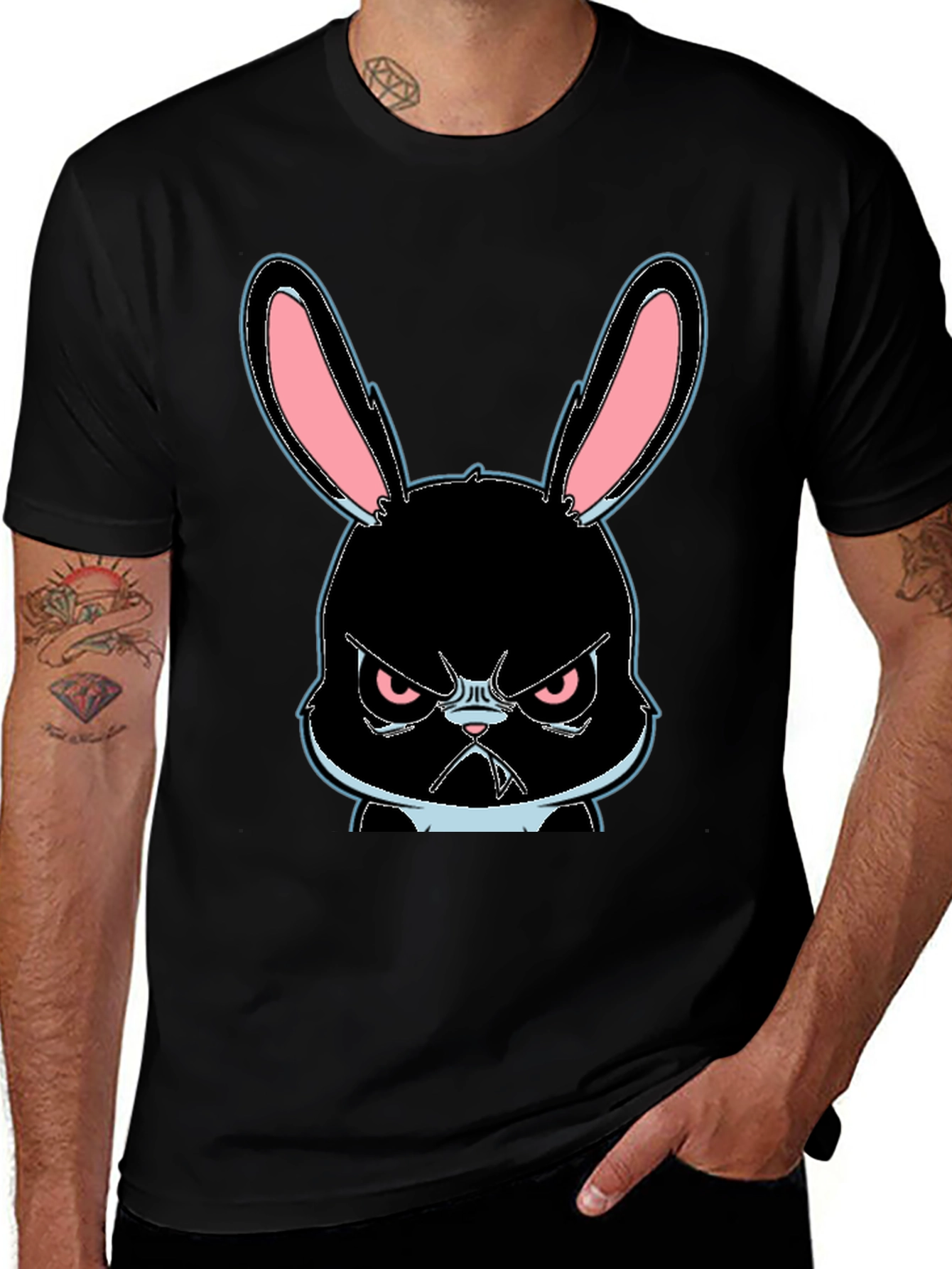 Variant 26 of Grumpy Bunny Graphic T-Shirt
