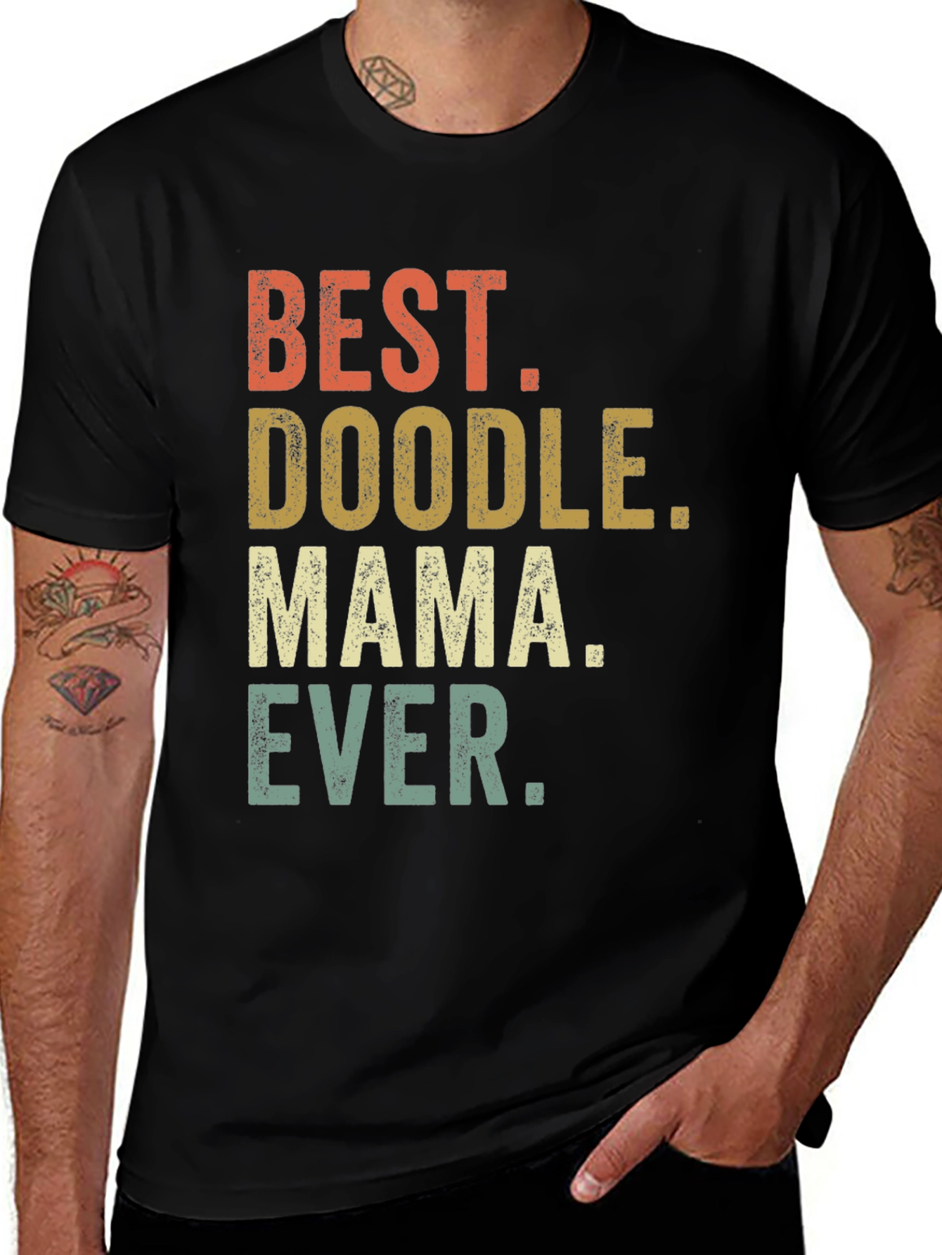 Variant 7 of Best Doodle Mama Ever T-Shirt