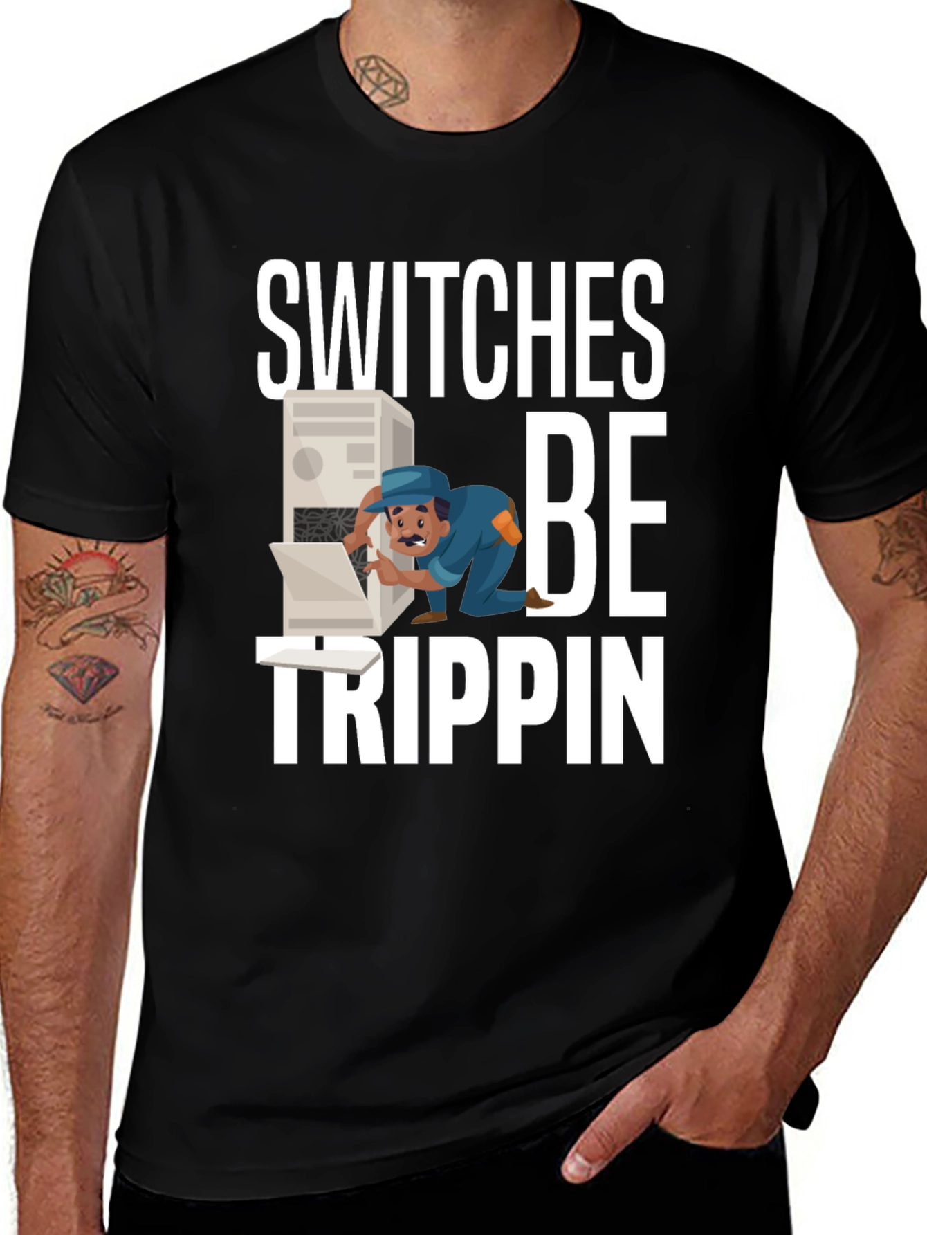 Variant 24 of Switches Be Trippin' Graphic T-Shirt