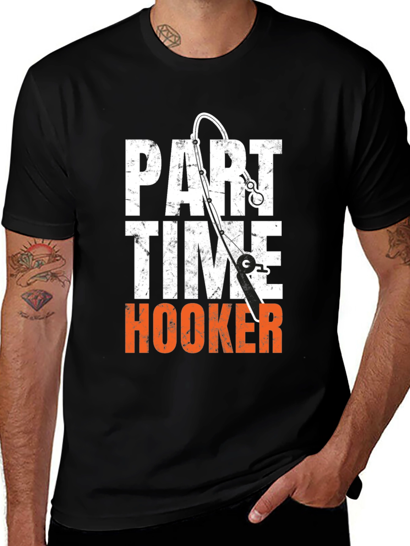 Part Time Hooker Fishing T-Shirt