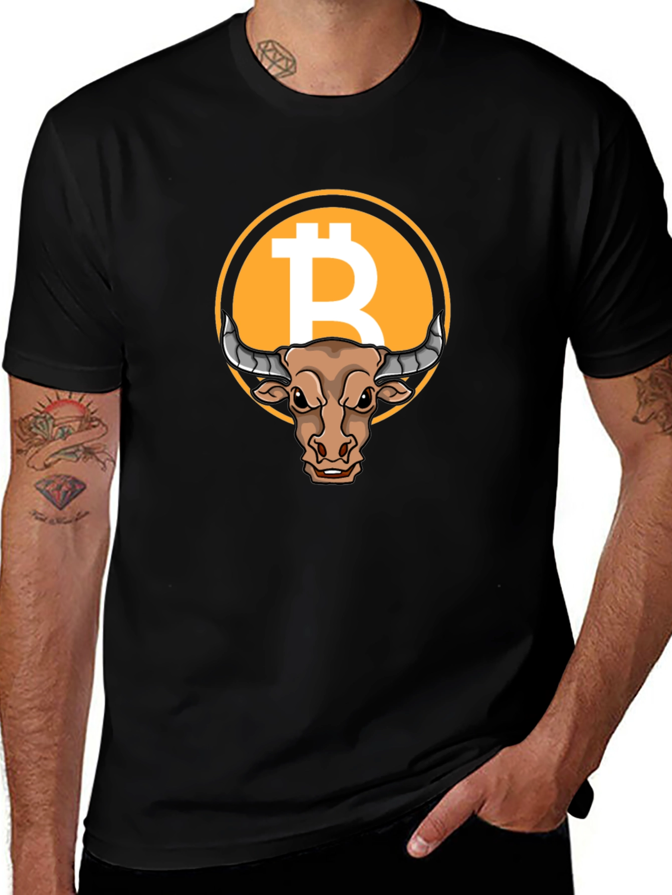 Bitcoin Bull T-Shirt - Crypto Investor Tee