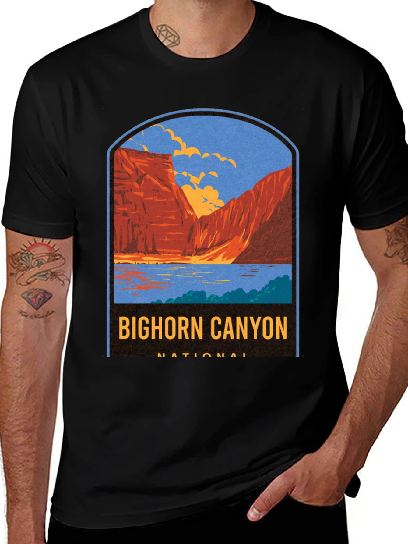 Variant 26 of Bighorn Canyon National Park Graphic Tee