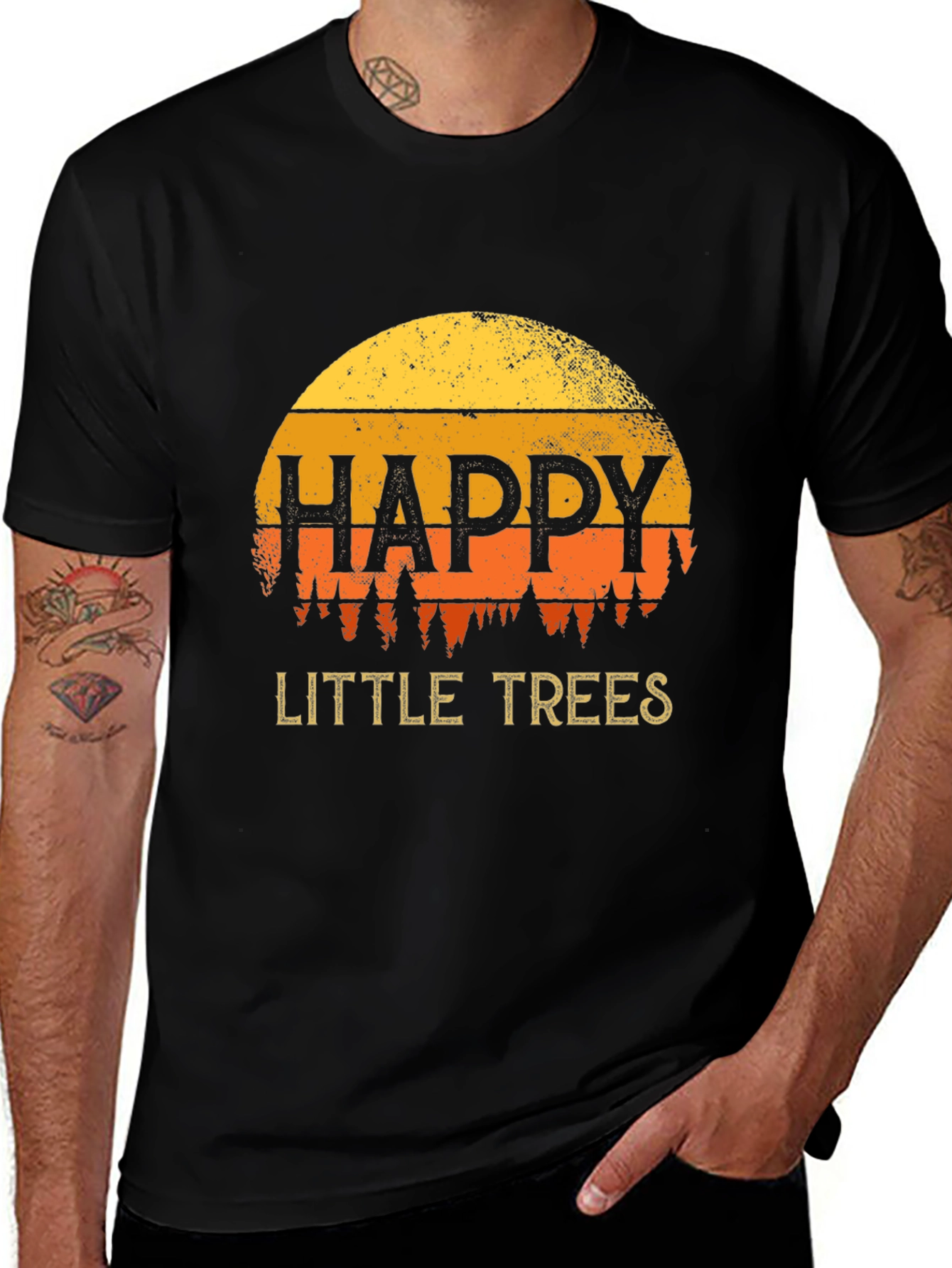 Variant 8 of Happy Little Trees Graphic T-Shirt