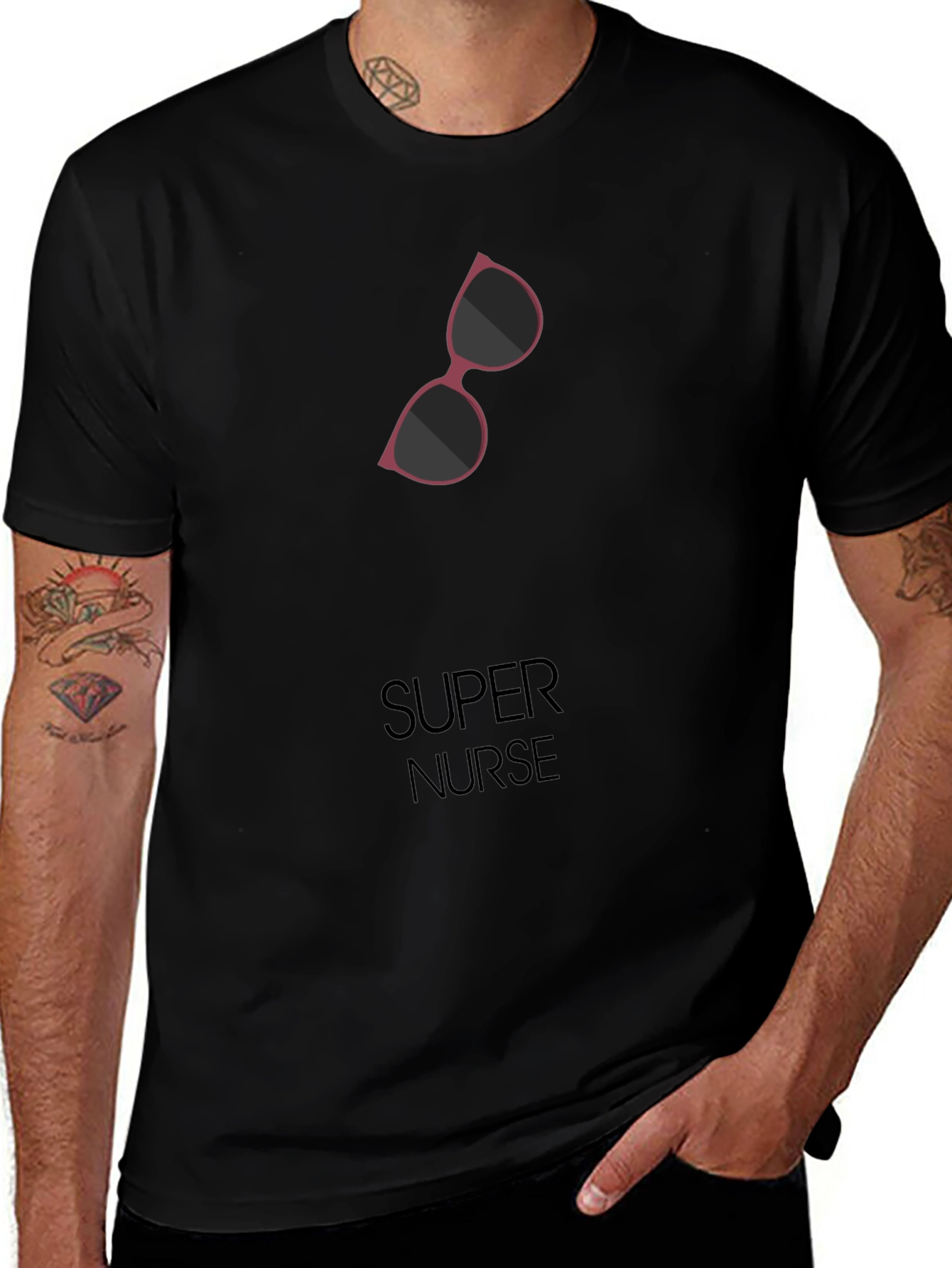 Variant 12 of Super Nurse Graphic T-Shirt - Stylish and Comfortable