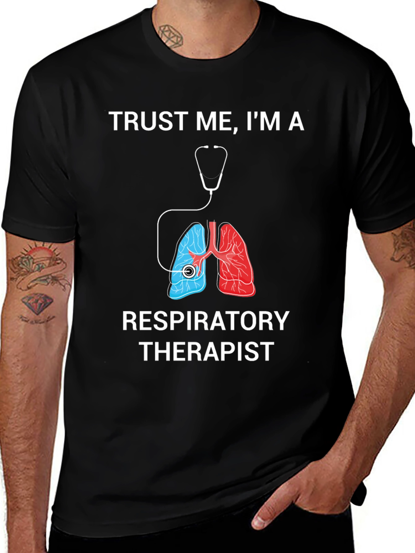 Variant 4 of Trust Me I'm A Respiratory Therapist T-Shirt