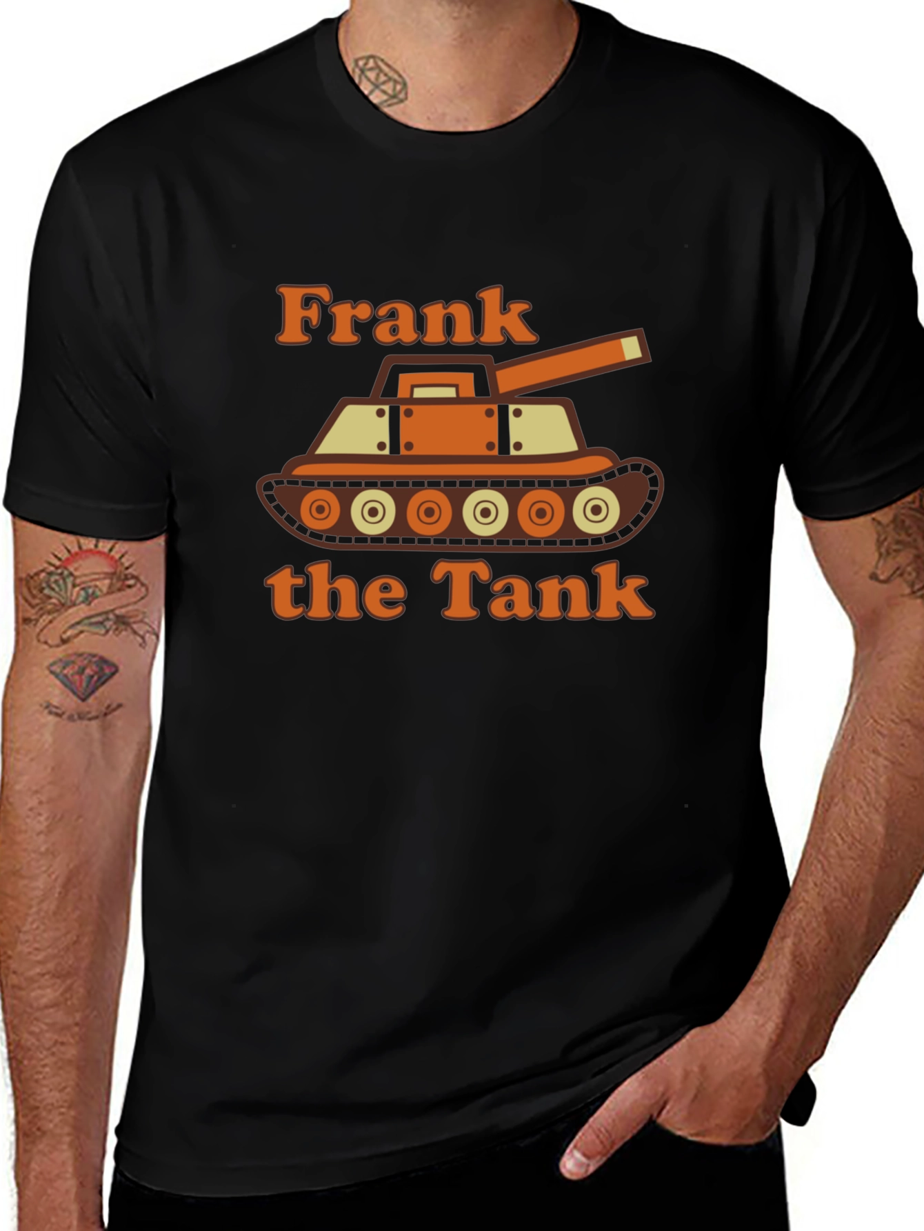 Variant 9 of Frank The Tank Graphic T-Shirt