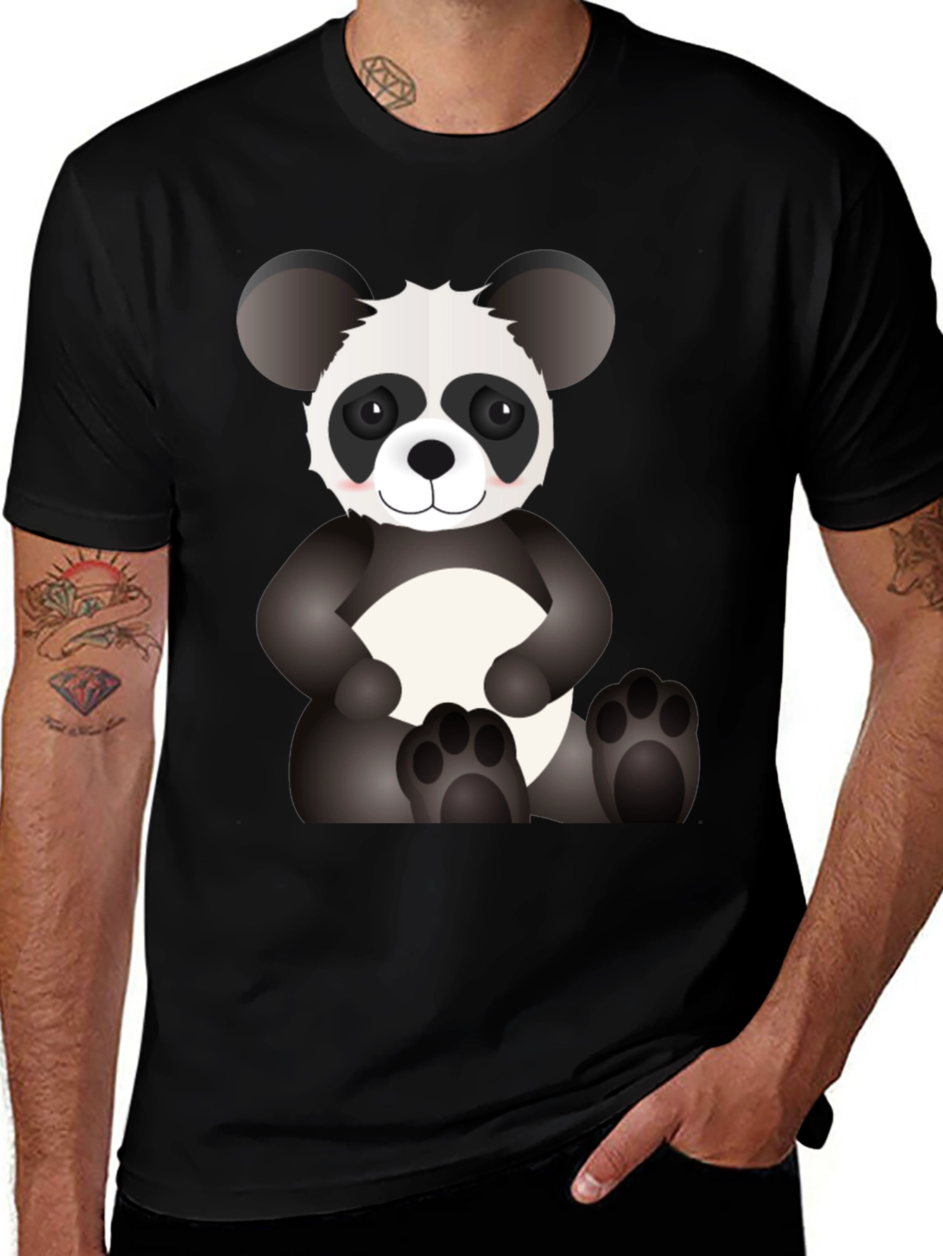 Variant 8 of Cute Panda Bear Graphic T-Shirt