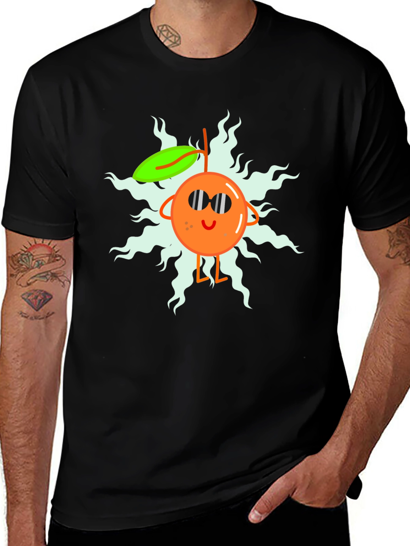 Variant 13 of Cool Orange Cartoon T-Shirt