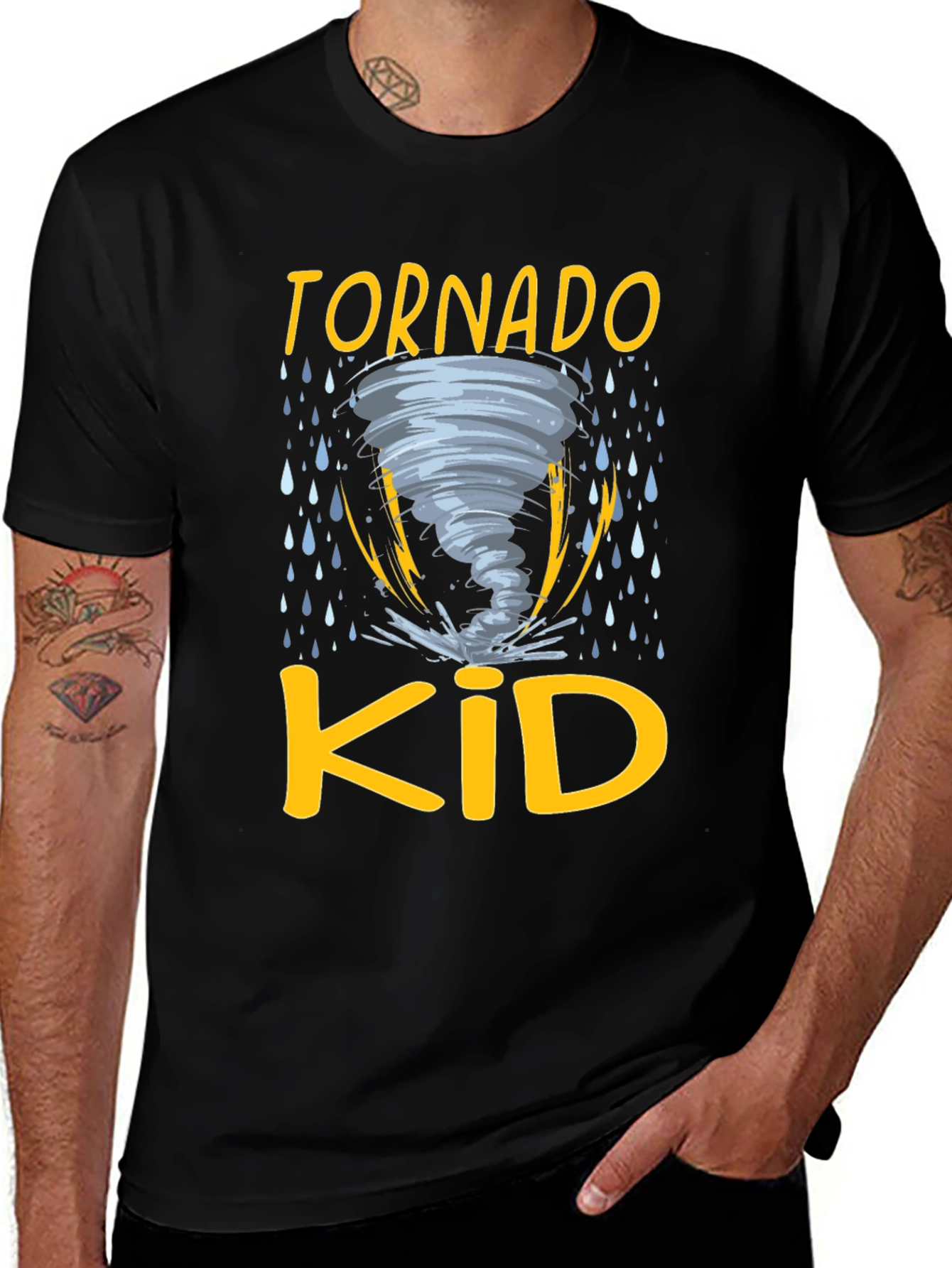 Tornado Kid Graphic Tee - Weather Fan T-Shirt