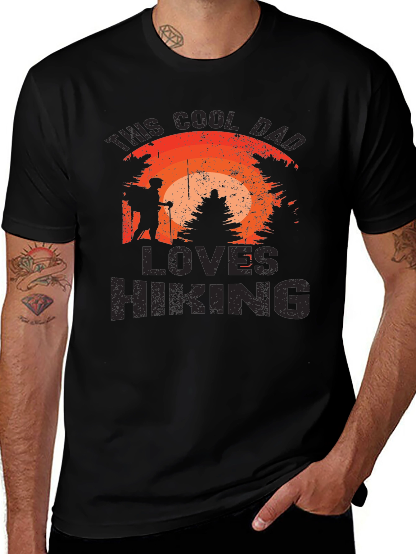 Variant 11 of Cool Dad Hiking Tee